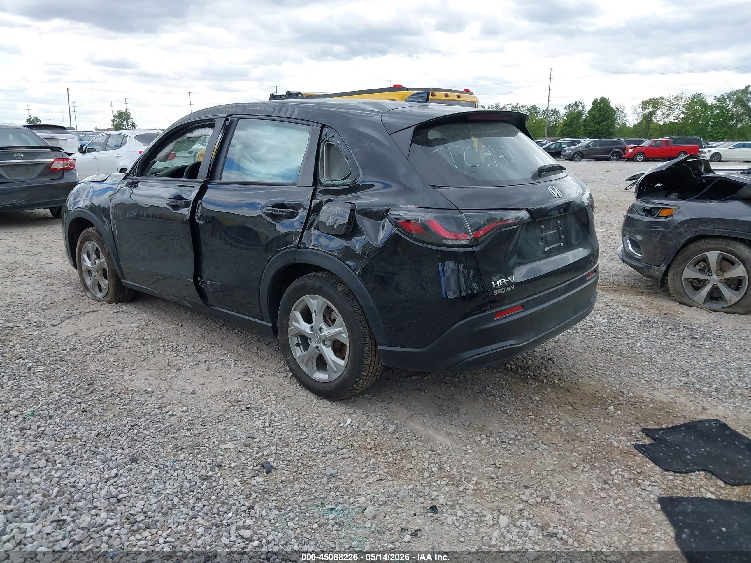 2023 Honda Hr-v 2wd Lx Black vin: 3CZRZ1H34PM723949