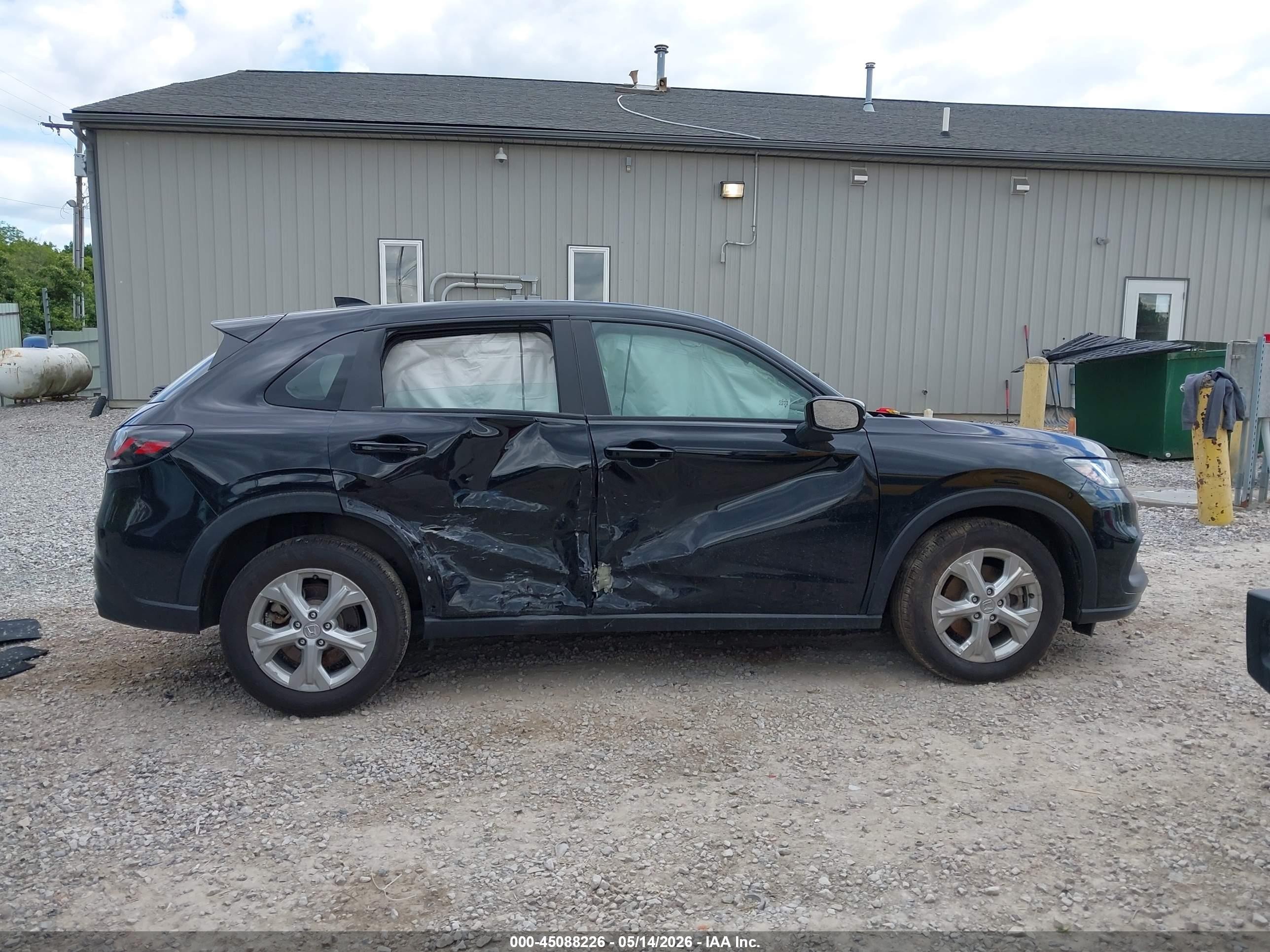 2023 Honda Hr-v 2wd Lx Black vin: 3CZRZ1H34PM723949