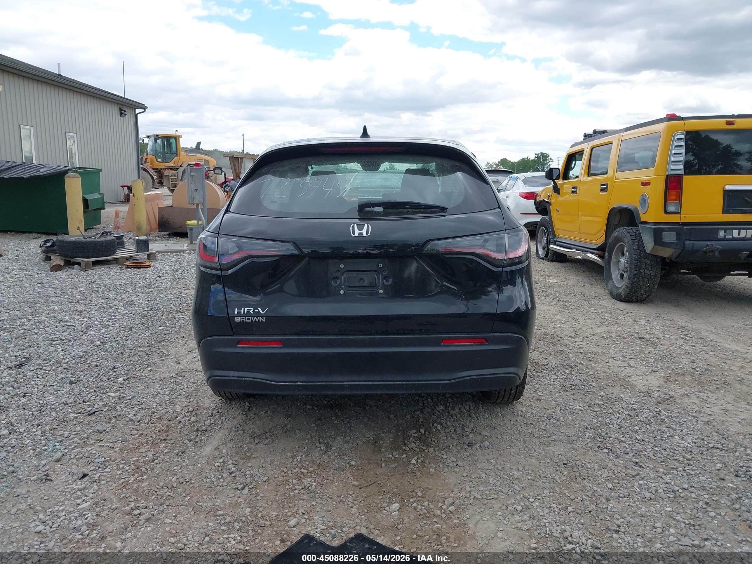 2023 Honda Hr-v 2wd Lx Black vin: 3CZRZ1H34PM723949