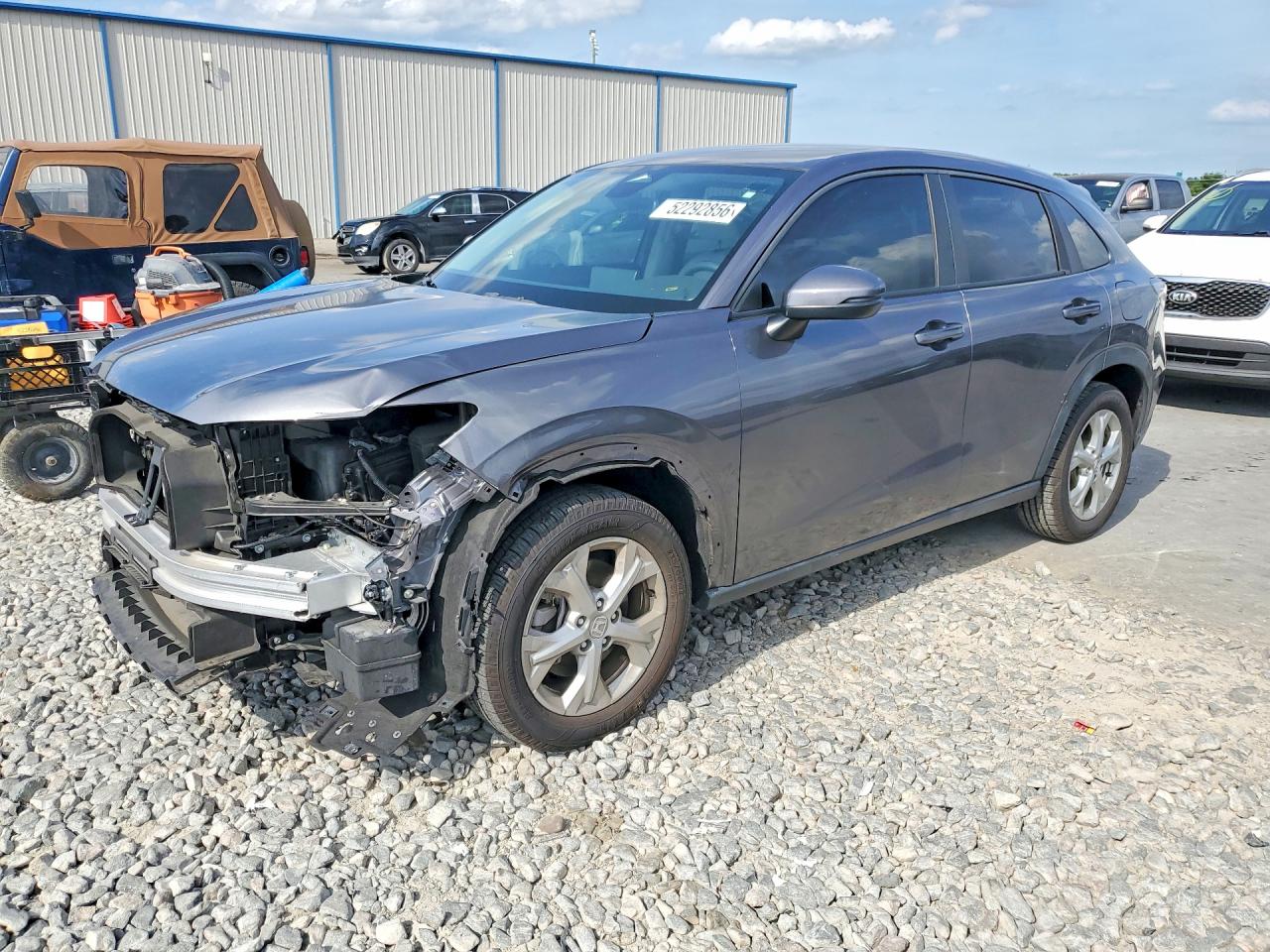 2023 Honda Hr-v Lx Серый vin: 3CZRZ1H36PM706795