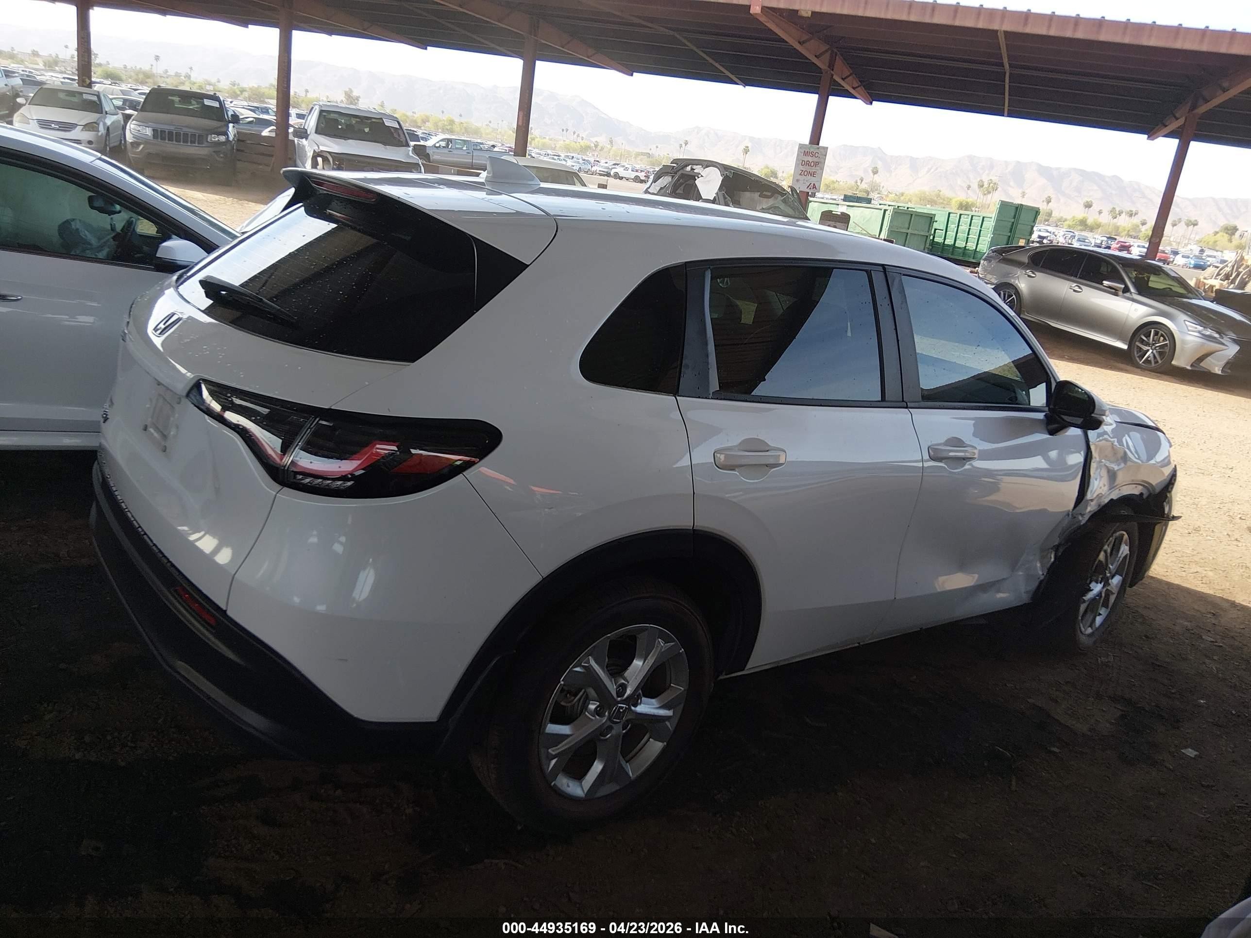 2023 Honda Hr-v 2wd Lx Белый vin: 3CZRZ1H36PM743703