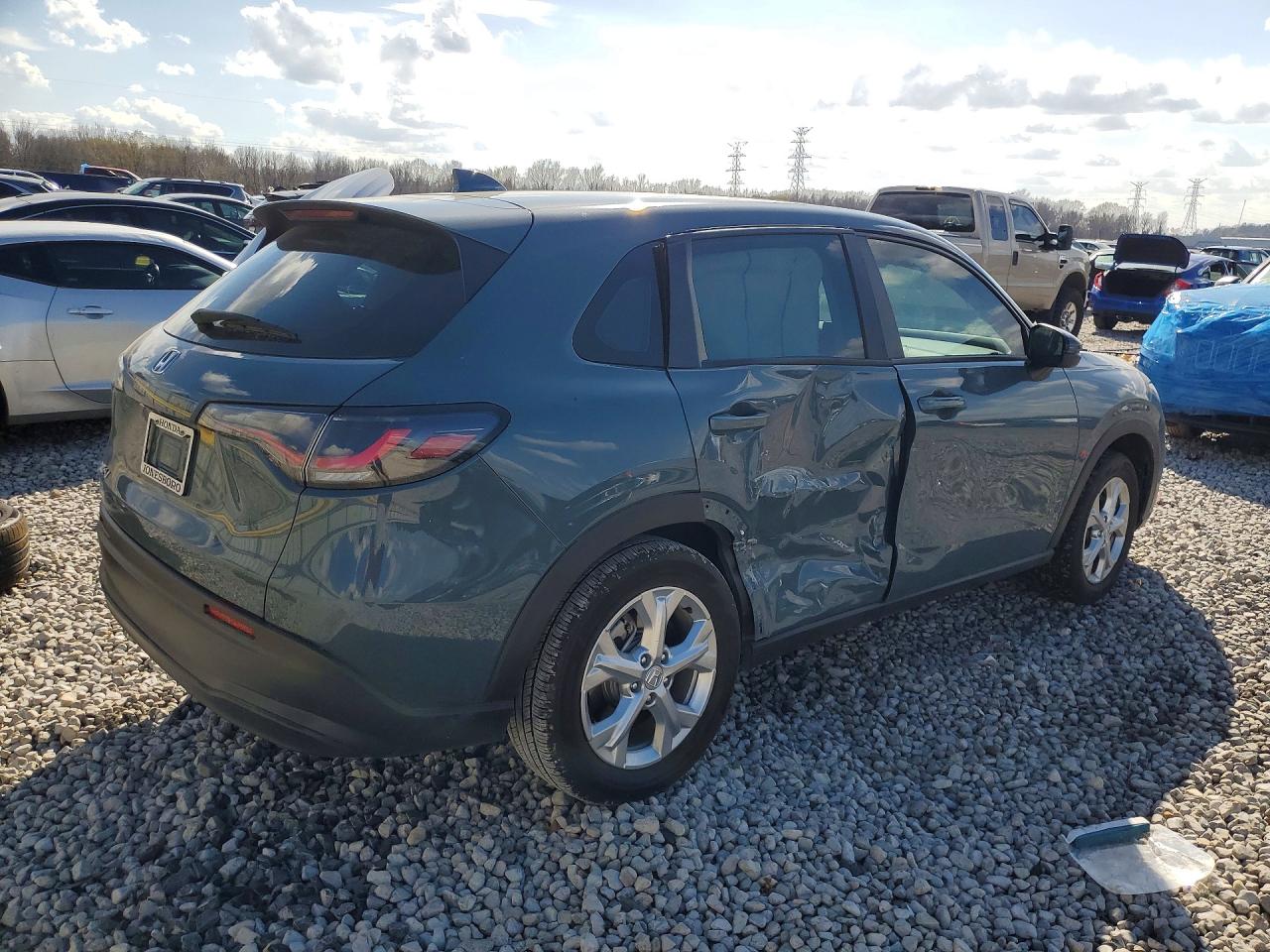 2025 Honda Hr-v Lx Blue vin: 3CZRZ1H37SM751589