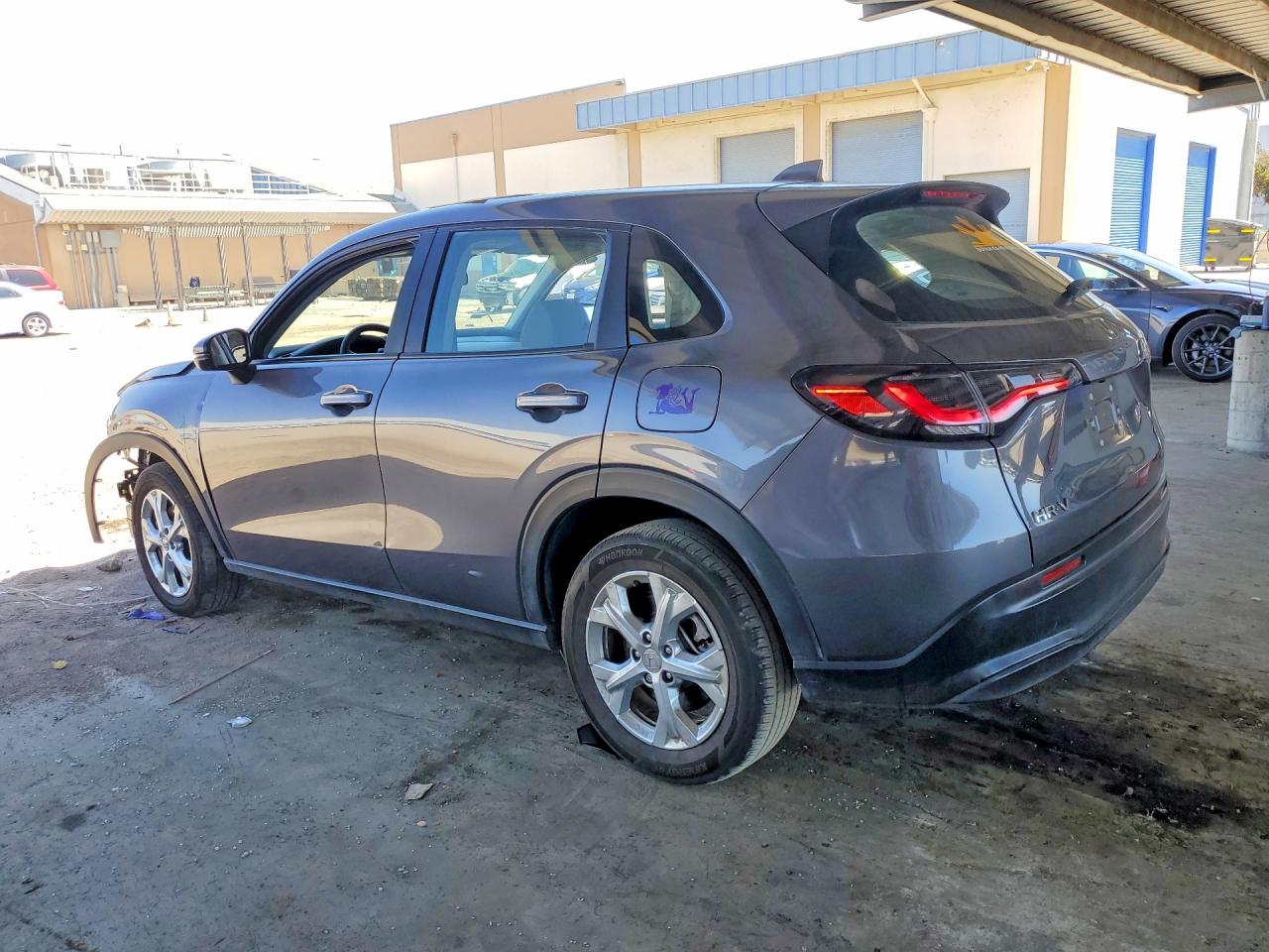 2023 Honda Hr-v Lx Gray vin: 3CZRZ1H39PM733716