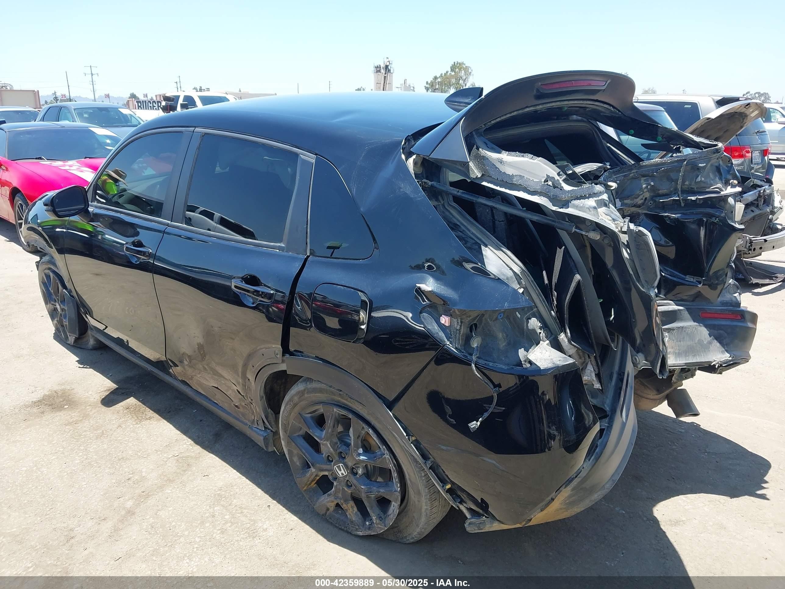 2023 Honda Hr-v 2wd Sport Black vin: 3CZRZ1H50PM731435