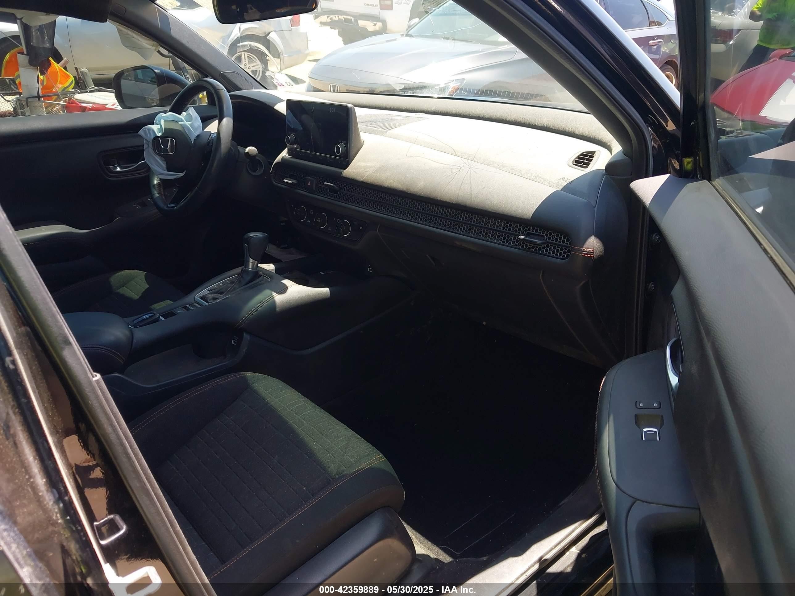 2023 Honda Hr-v 2wd Sport Black vin: 3CZRZ1H50PM731435
