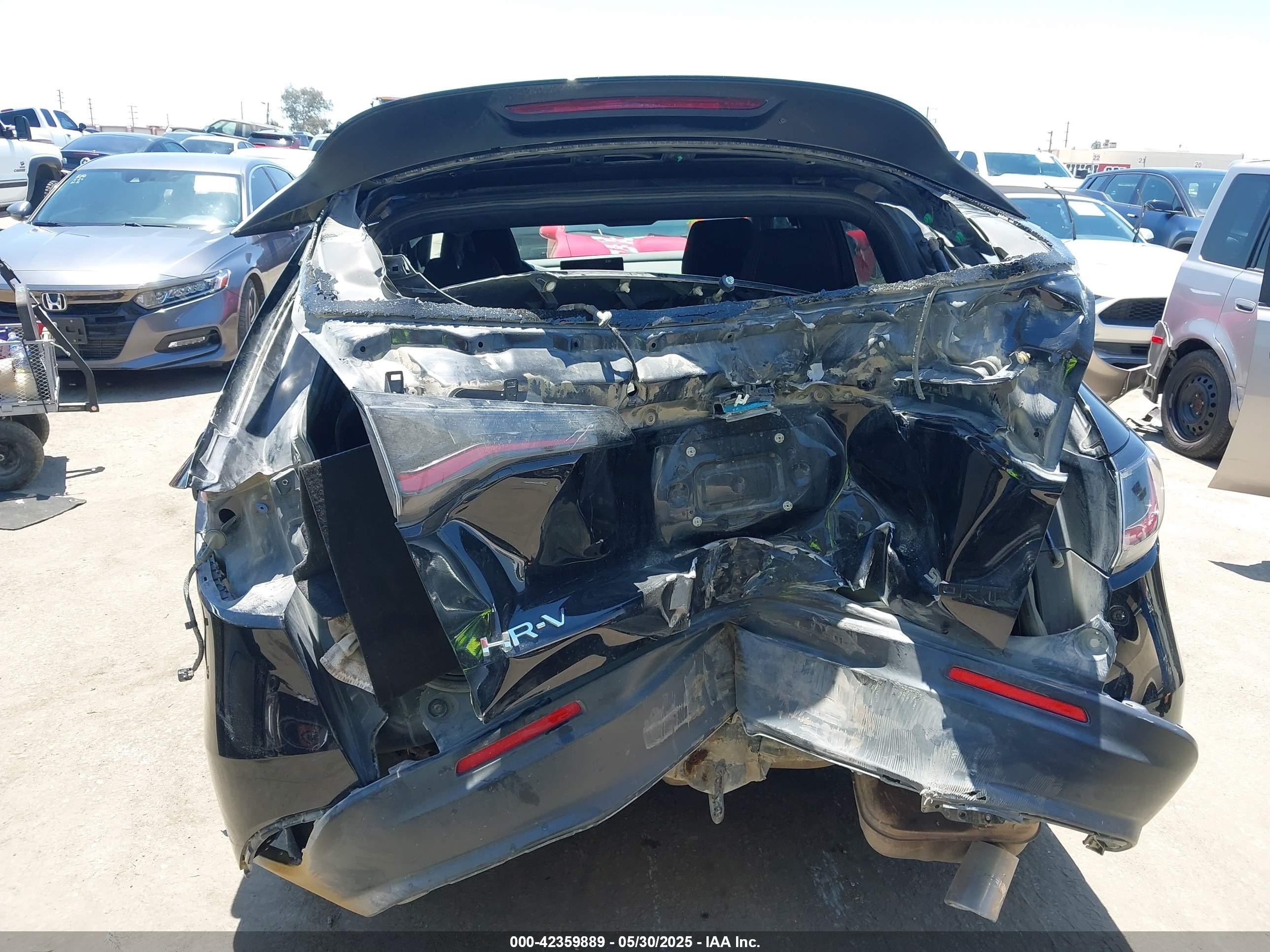 2023 Honda Hr-v 2wd Sport Black vin: 3CZRZ1H50PM731435