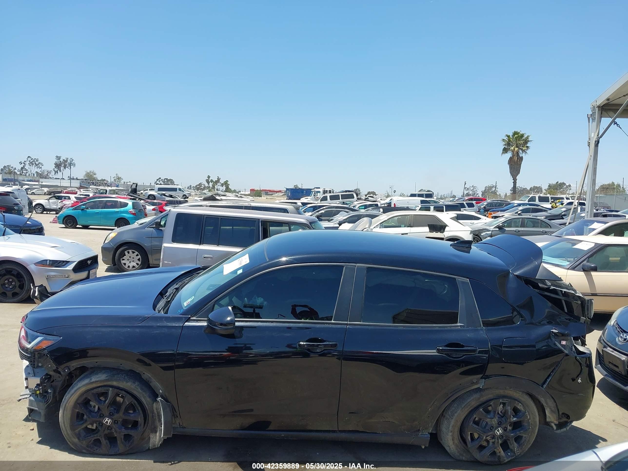 2023 Honda Hr-v 2wd Sport Black vin: 3CZRZ1H50PM731435