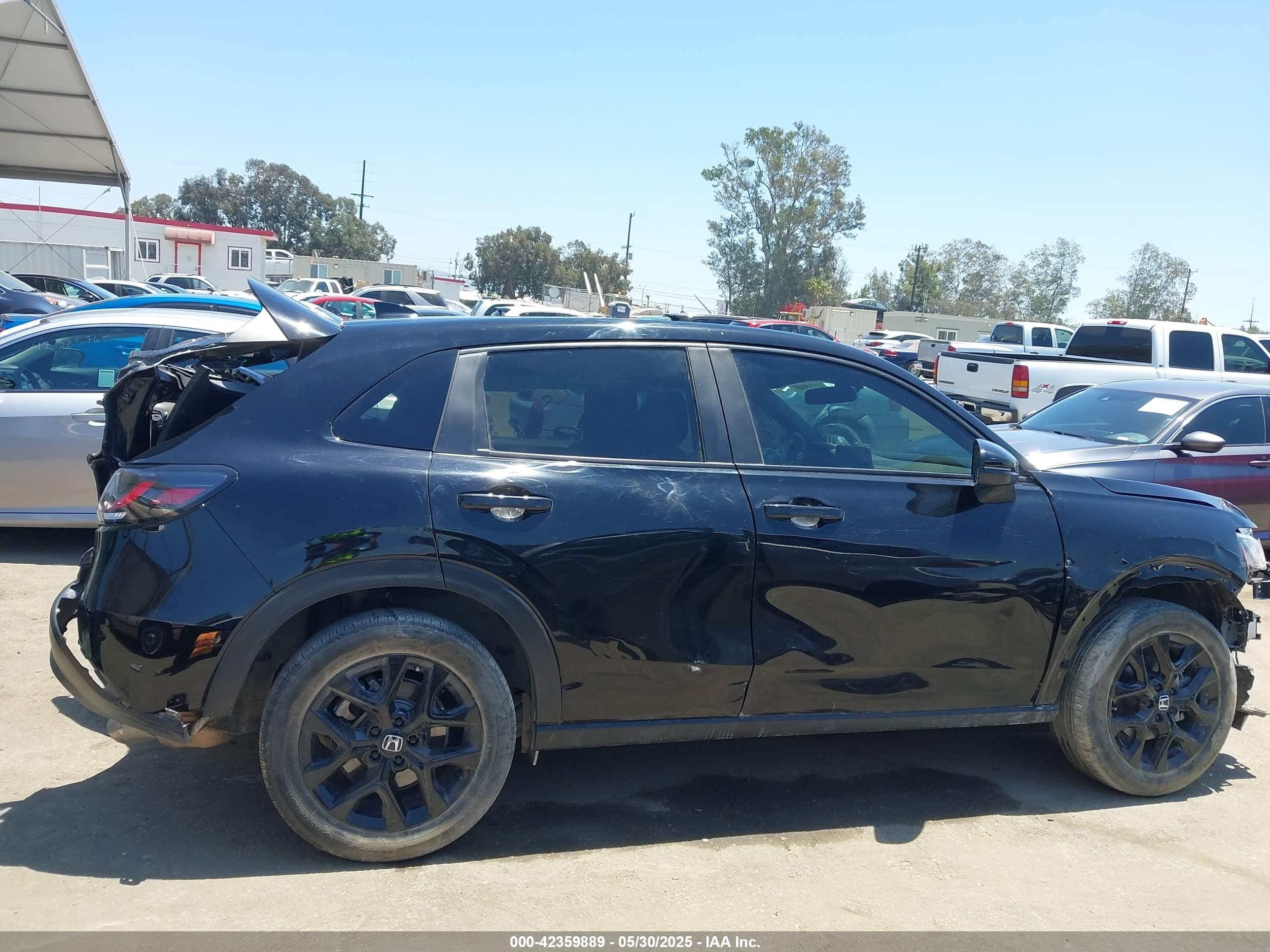 2023 Honda Hr-v 2wd Sport Black vin: 3CZRZ1H50PM731435