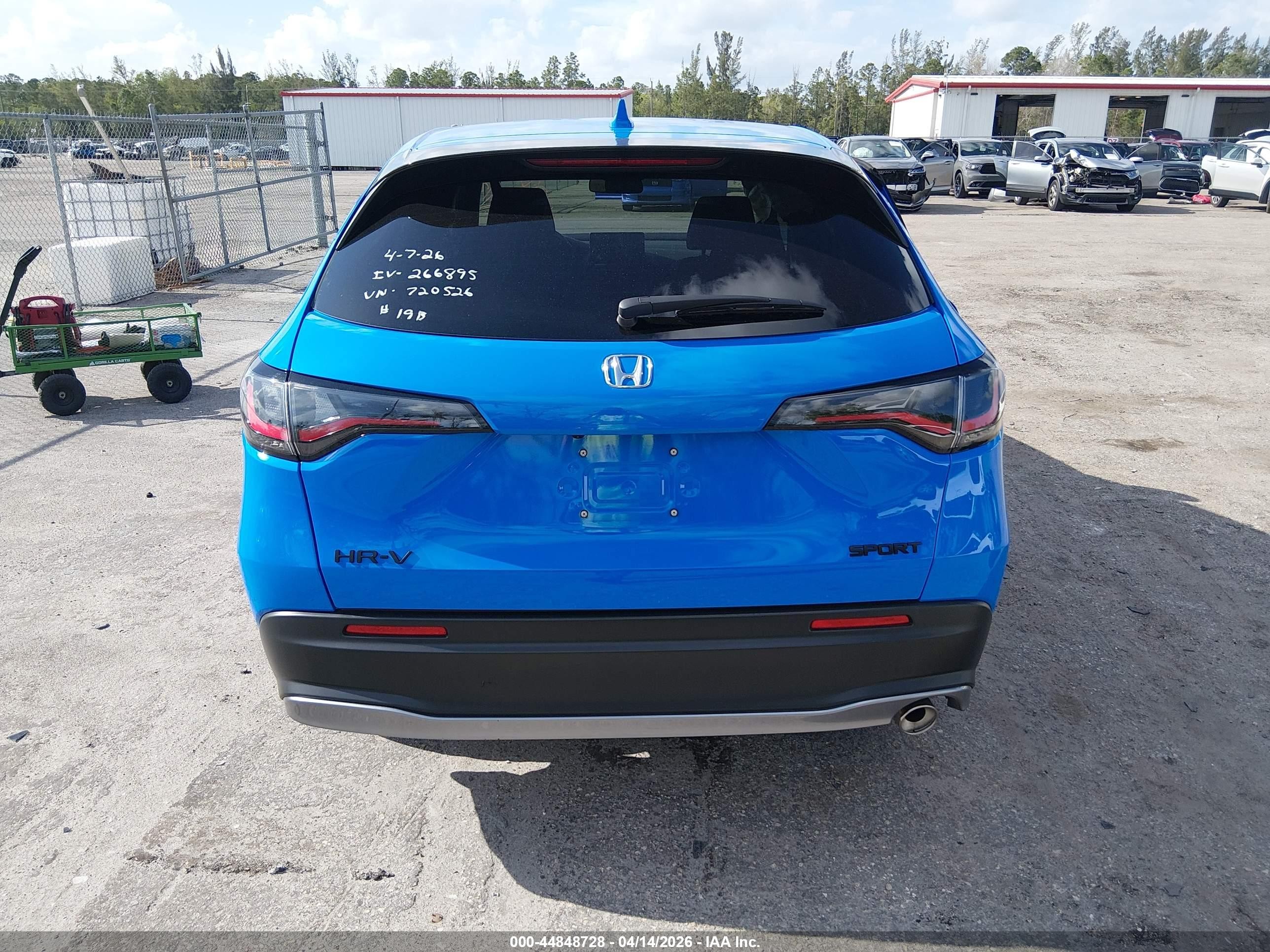 2026 Honda Hr-v 2wd Sport Blue vin: 3CZRZ1H50TM720526
