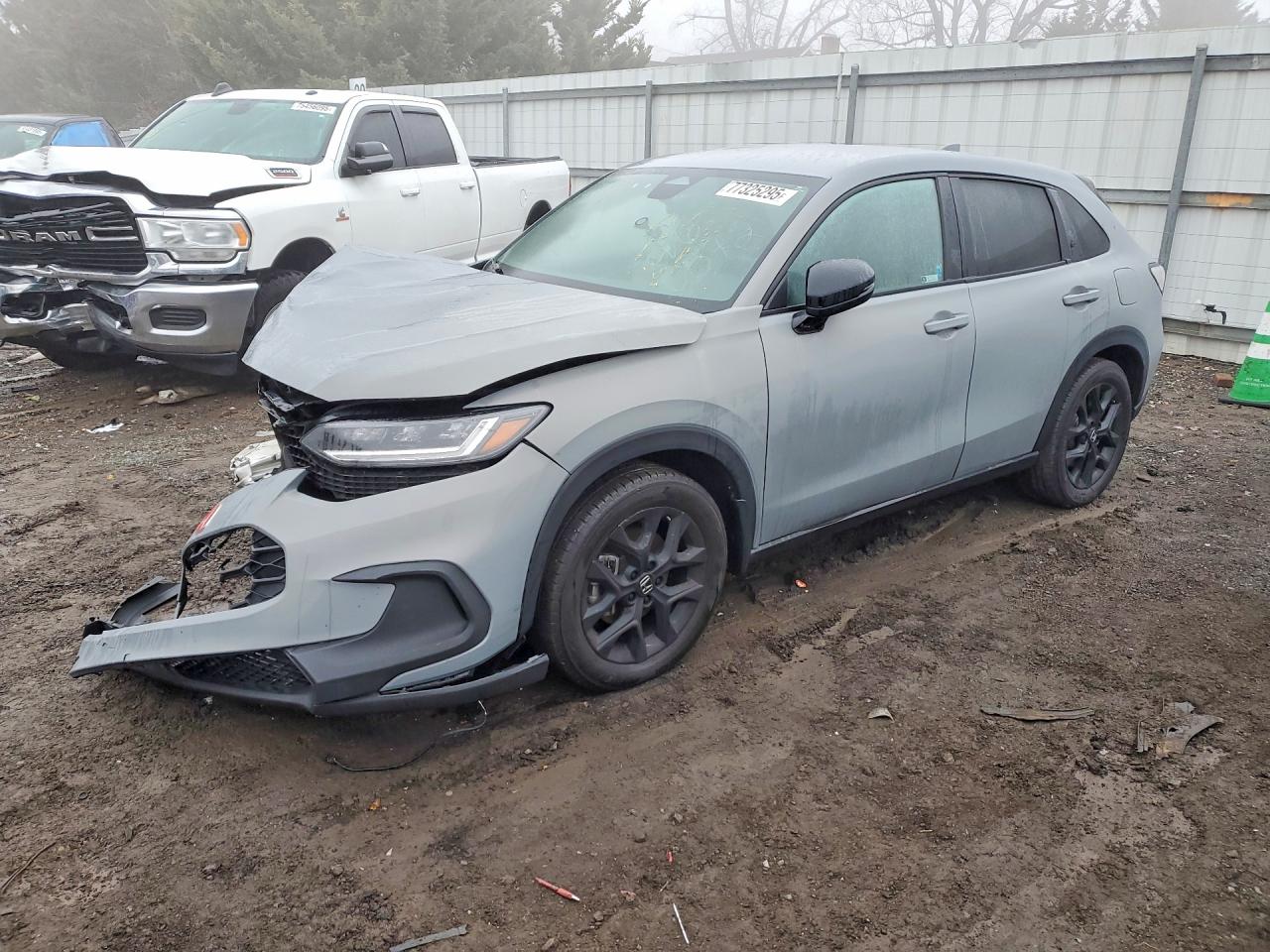 2023 Honda Hr-v Sport Gray vin: 3CZRZ1H52PM736104