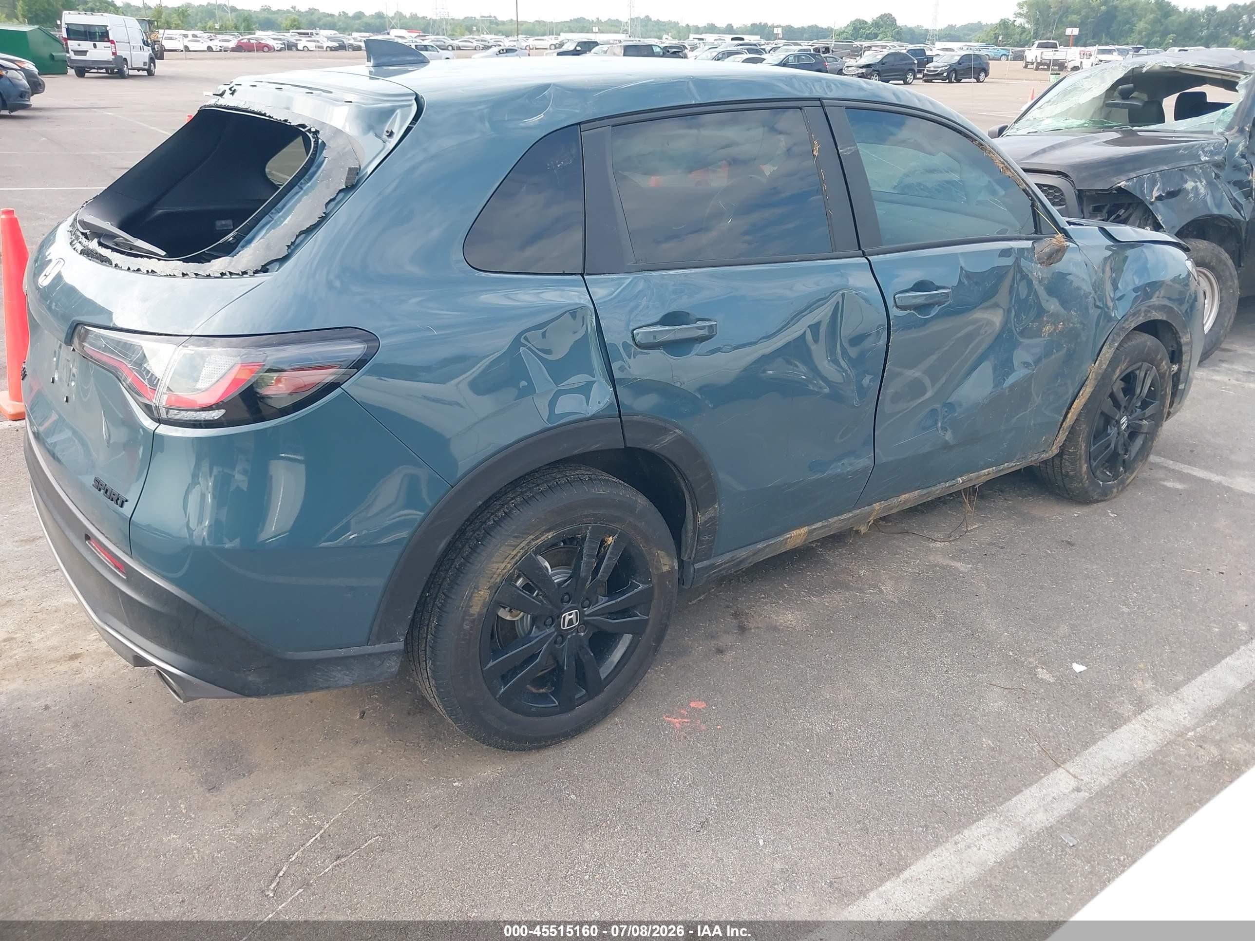 2026 Honda Hr-v 2wd Sport Blue vin: 3CZRZ1H52TM722309