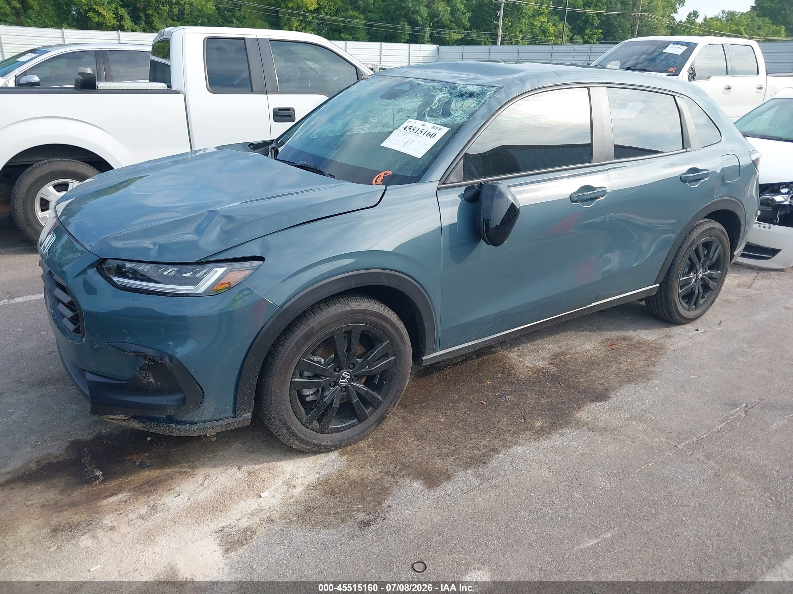 2026 Honda Hr-v 2wd Sport Blue vin: 3CZRZ1H52TM722309