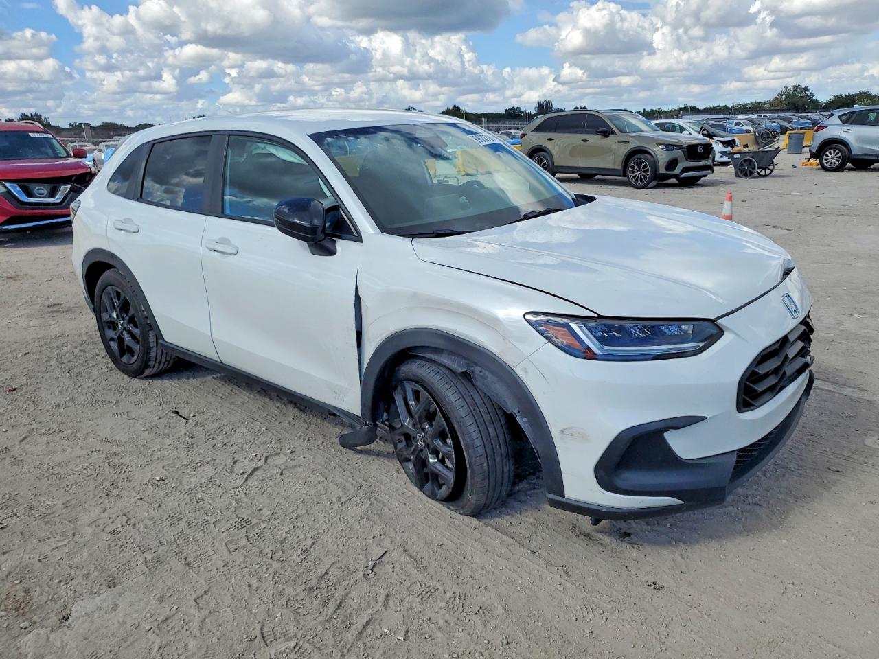 2023 Honda Hr-v Sport White vin: 3CZRZ1H53PM730800