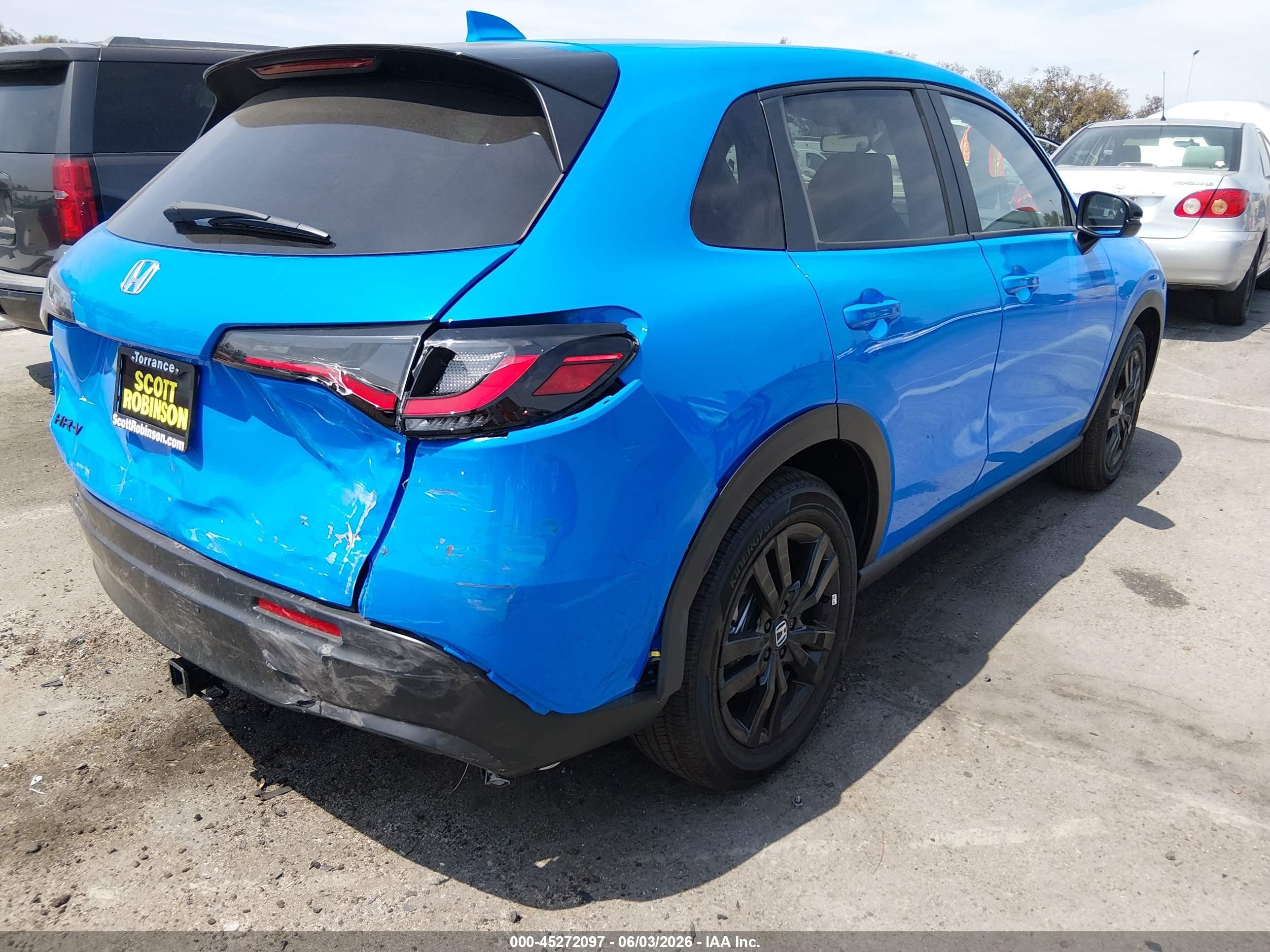 2026 Honda Hr-v 2wd Sport Blue vin: 3CZRZ1H53TM727843