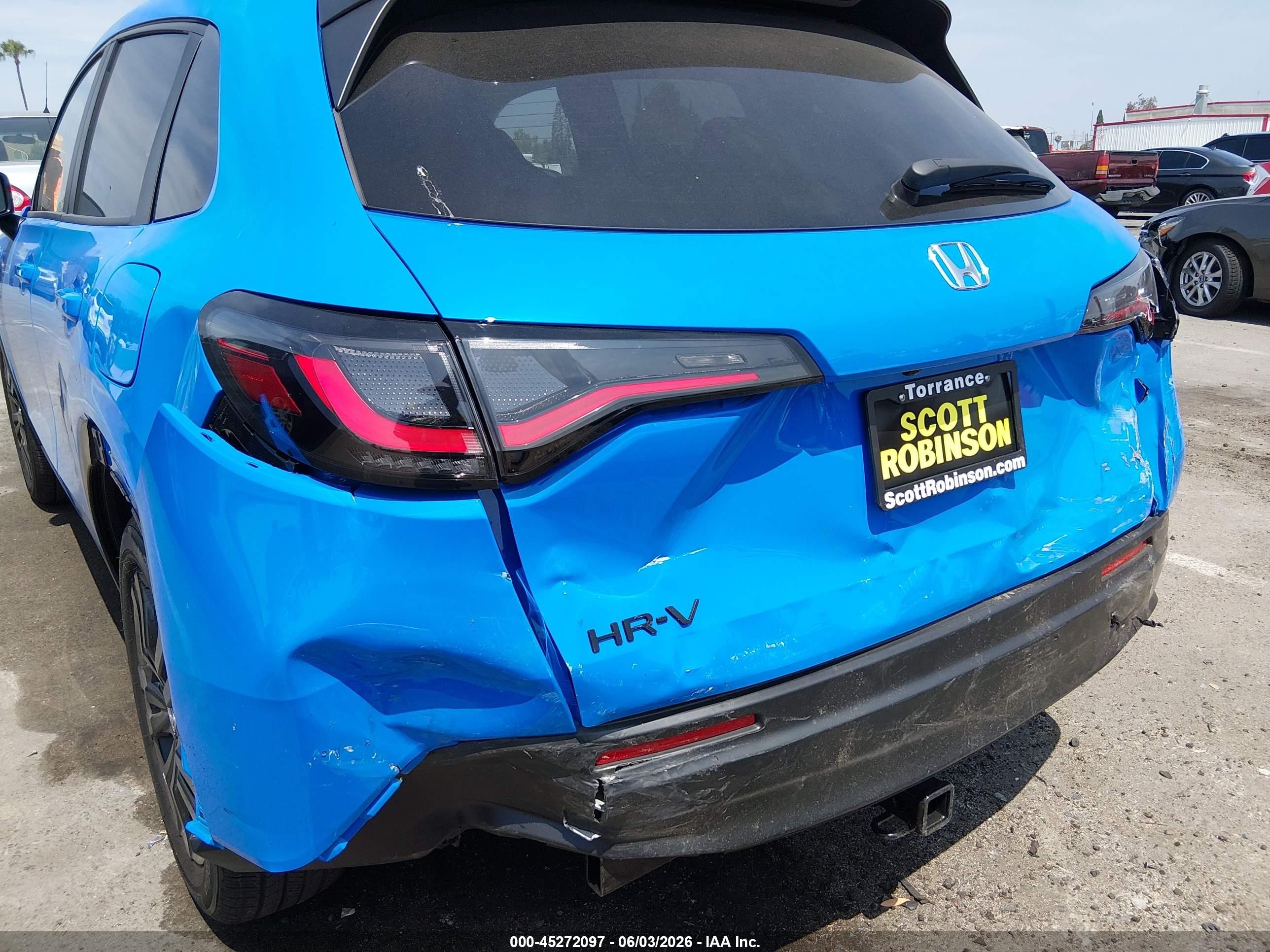 2026 Honda Hr-v 2wd Sport Blue vin: 3CZRZ1H53TM727843