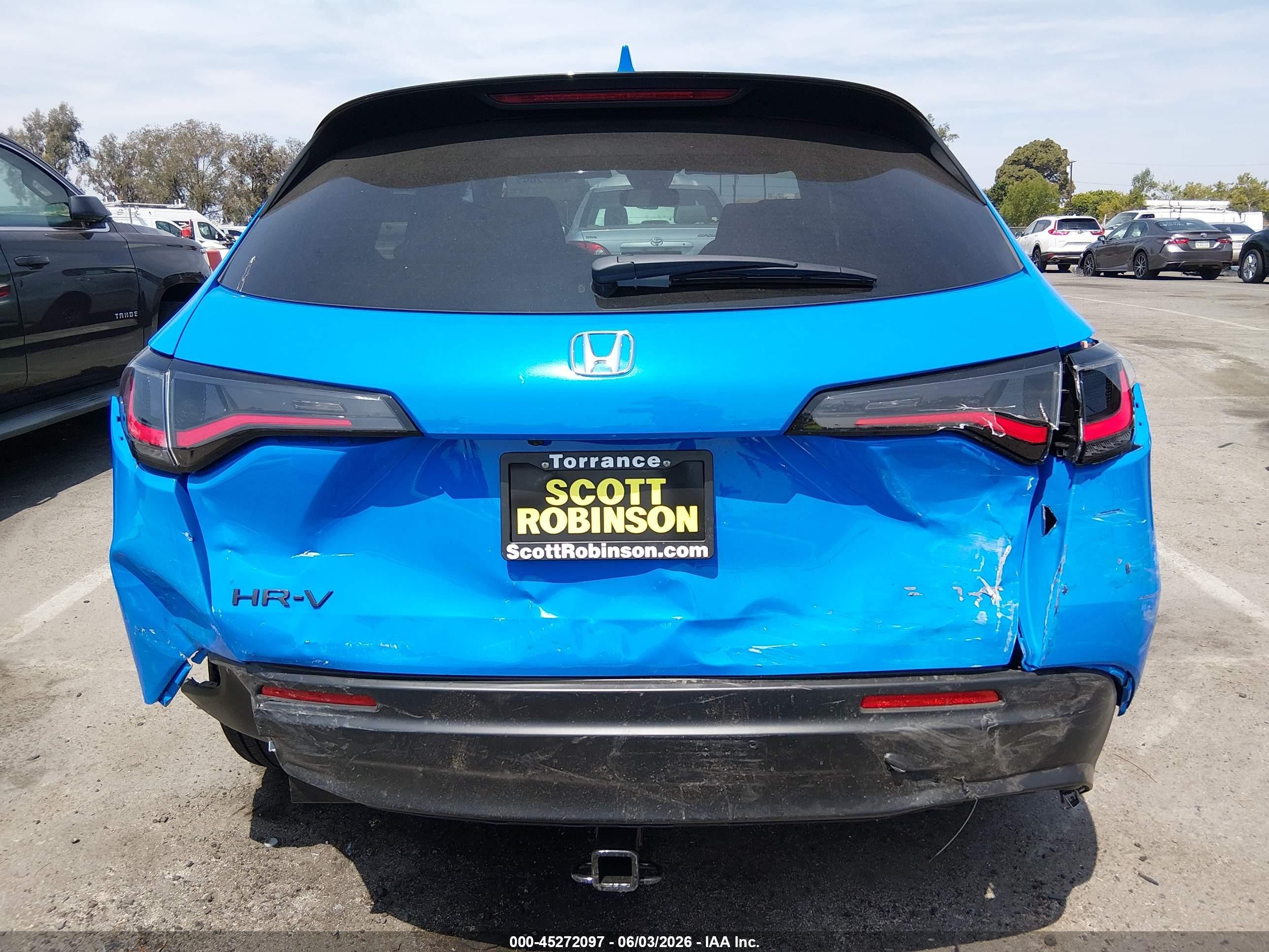 2026 Honda Hr-v 2wd Sport Blue vin: 3CZRZ1H53TM727843