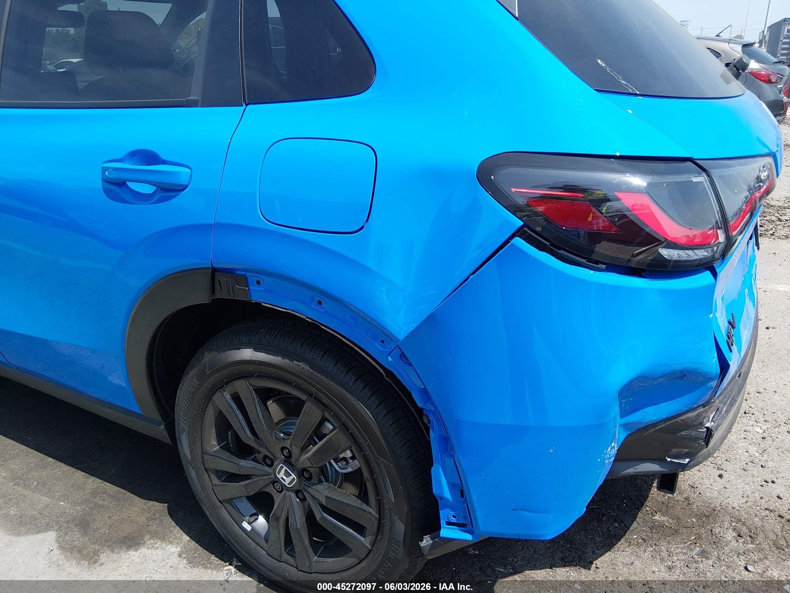 2026 Honda Hr-v 2wd Sport Blue vin: 3CZRZ1H53TM727843