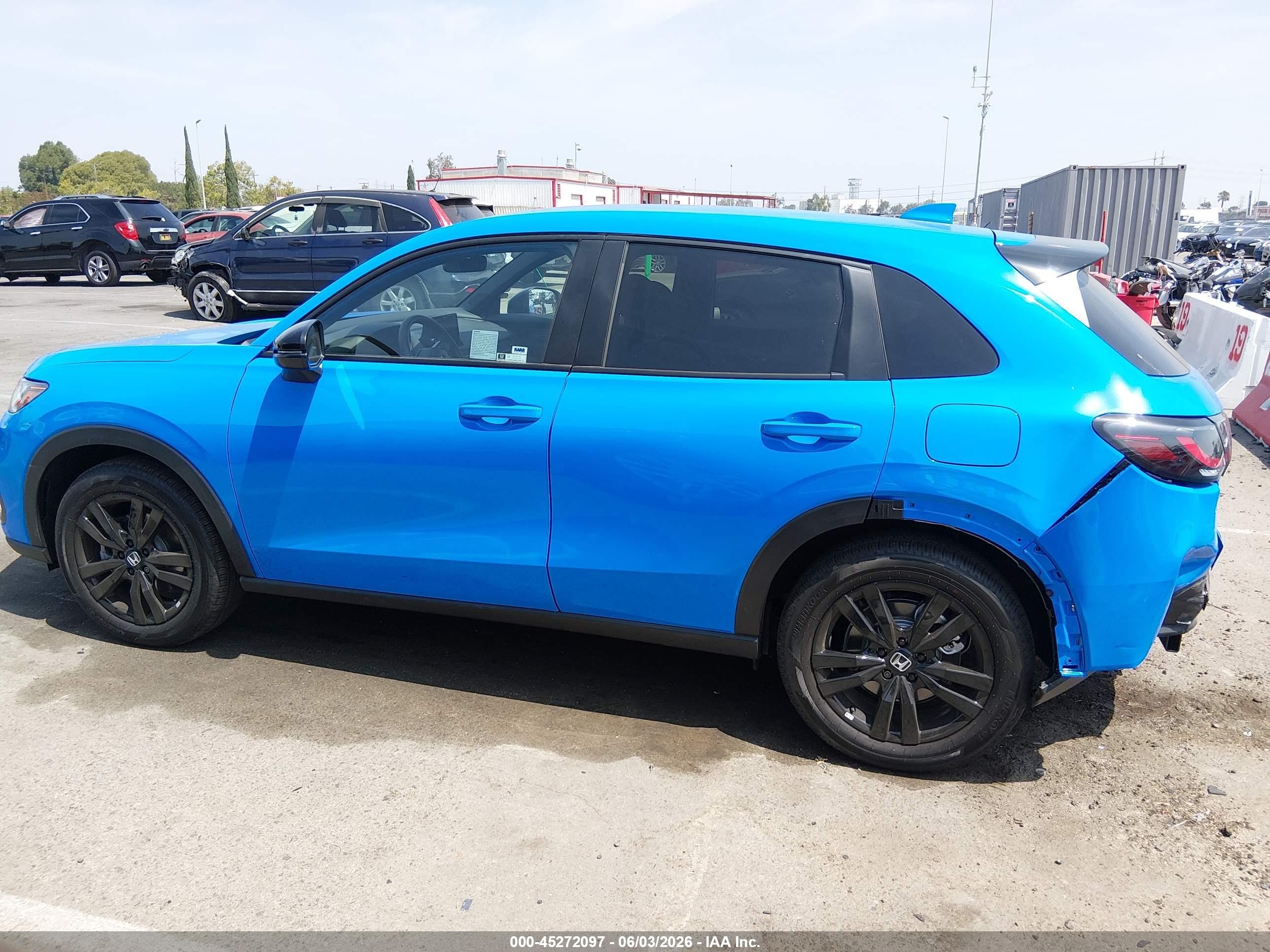 2026 Honda Hr-v 2wd Sport Blue vin: 3CZRZ1H53TM727843