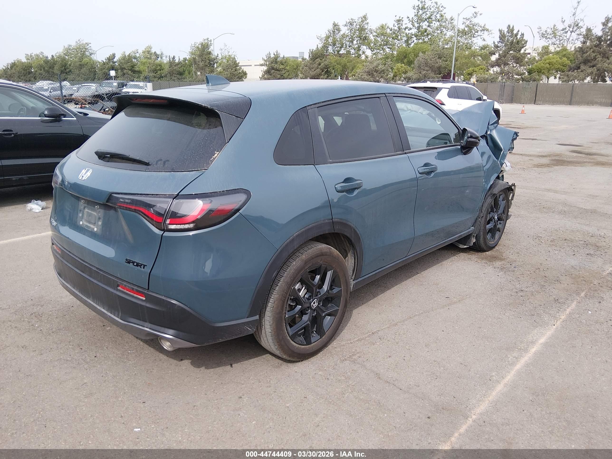 2025 Honda Hr-v 2wd Sport Blue vin: 3CZRZ1H54SM744875