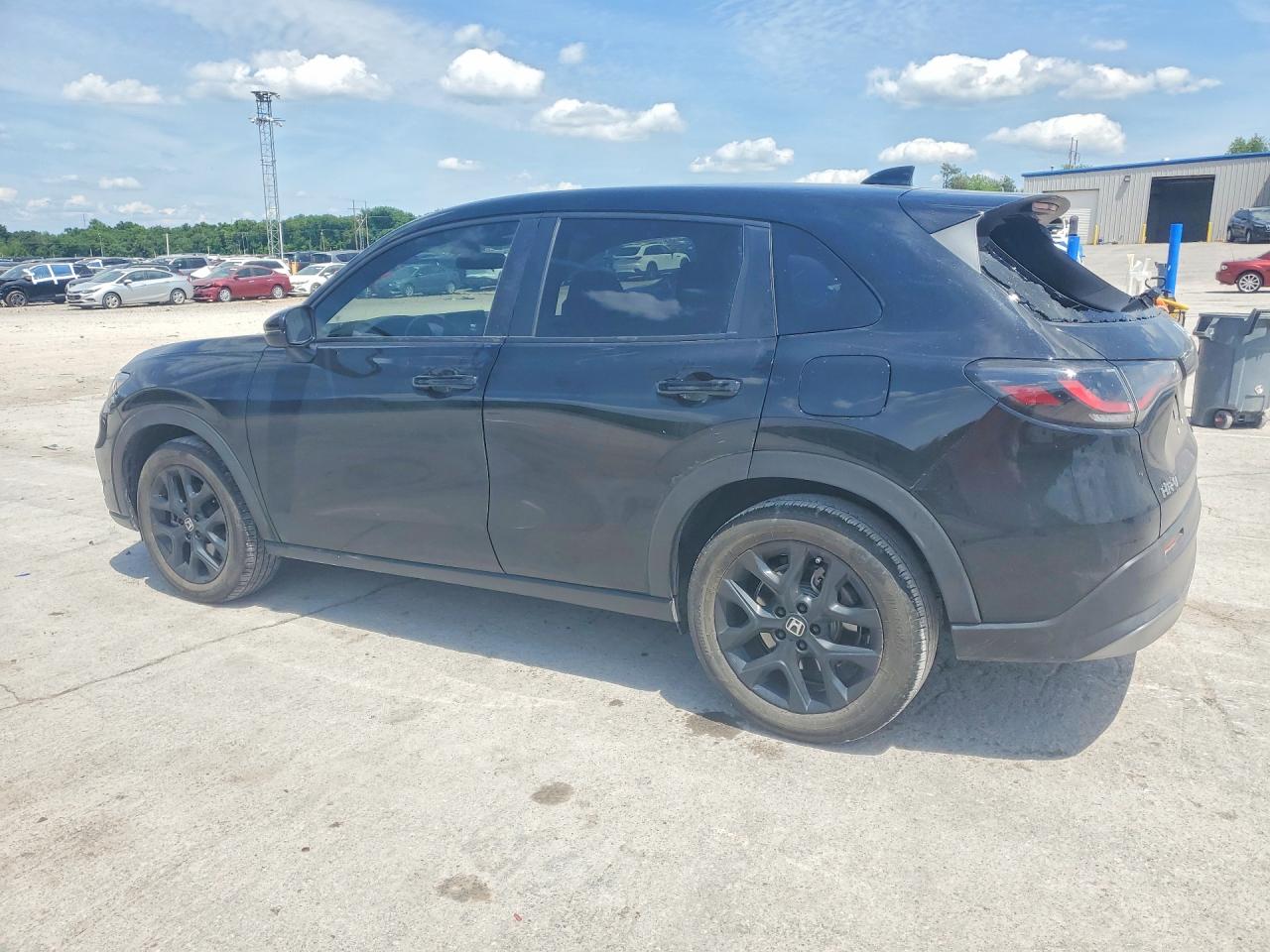 2025 Honda Hr-v Sport Black vin: 3CZRZ1H55SM707902