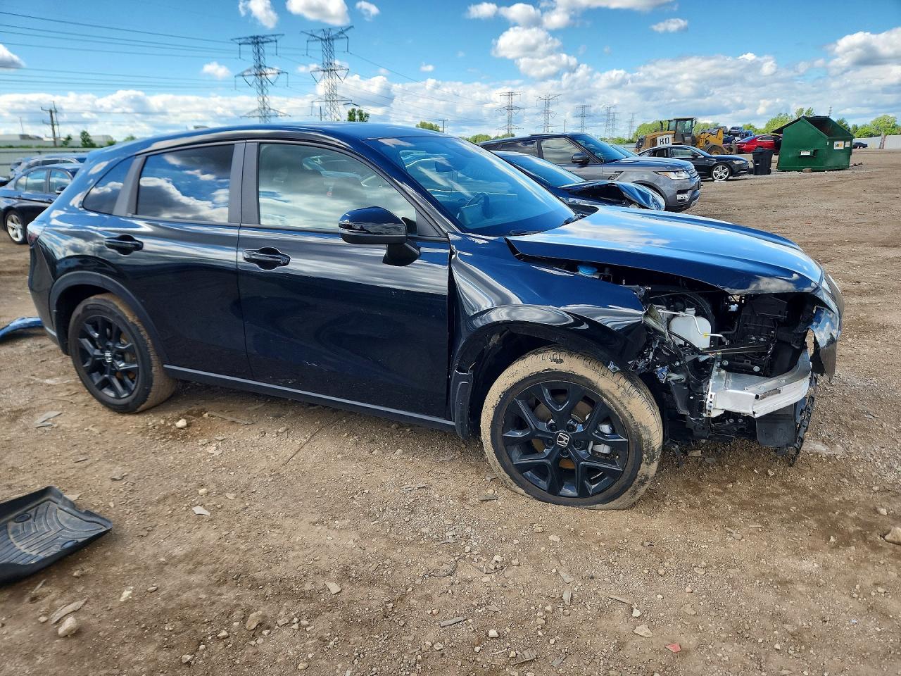 2025 Honda Hr-v Sport Black vin: 3CZRZ1H55SM732315