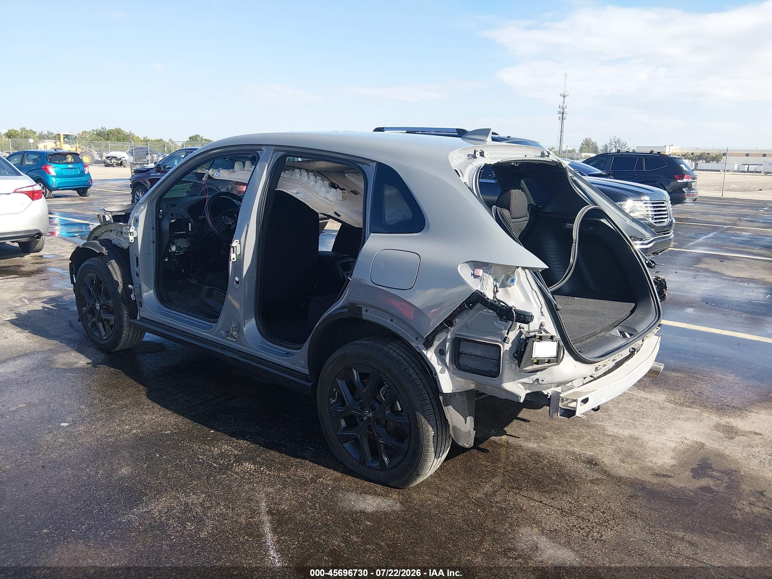 2024 Honda Hr-v   Серый vin: 3CZRZ1H56RM743446