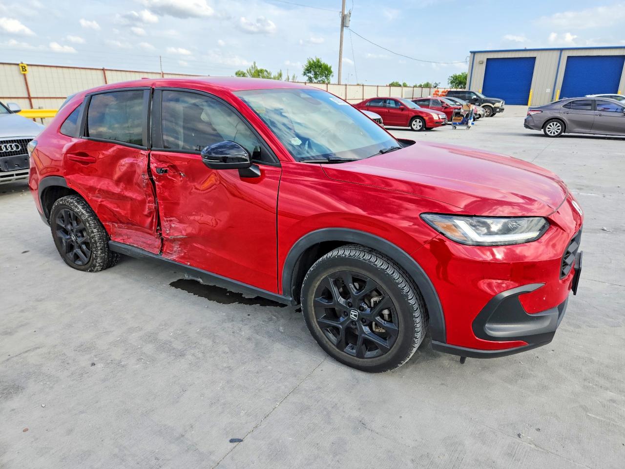 2023 Honda Hr-v Sport Red vin: 3CZRZ1H58PM736690