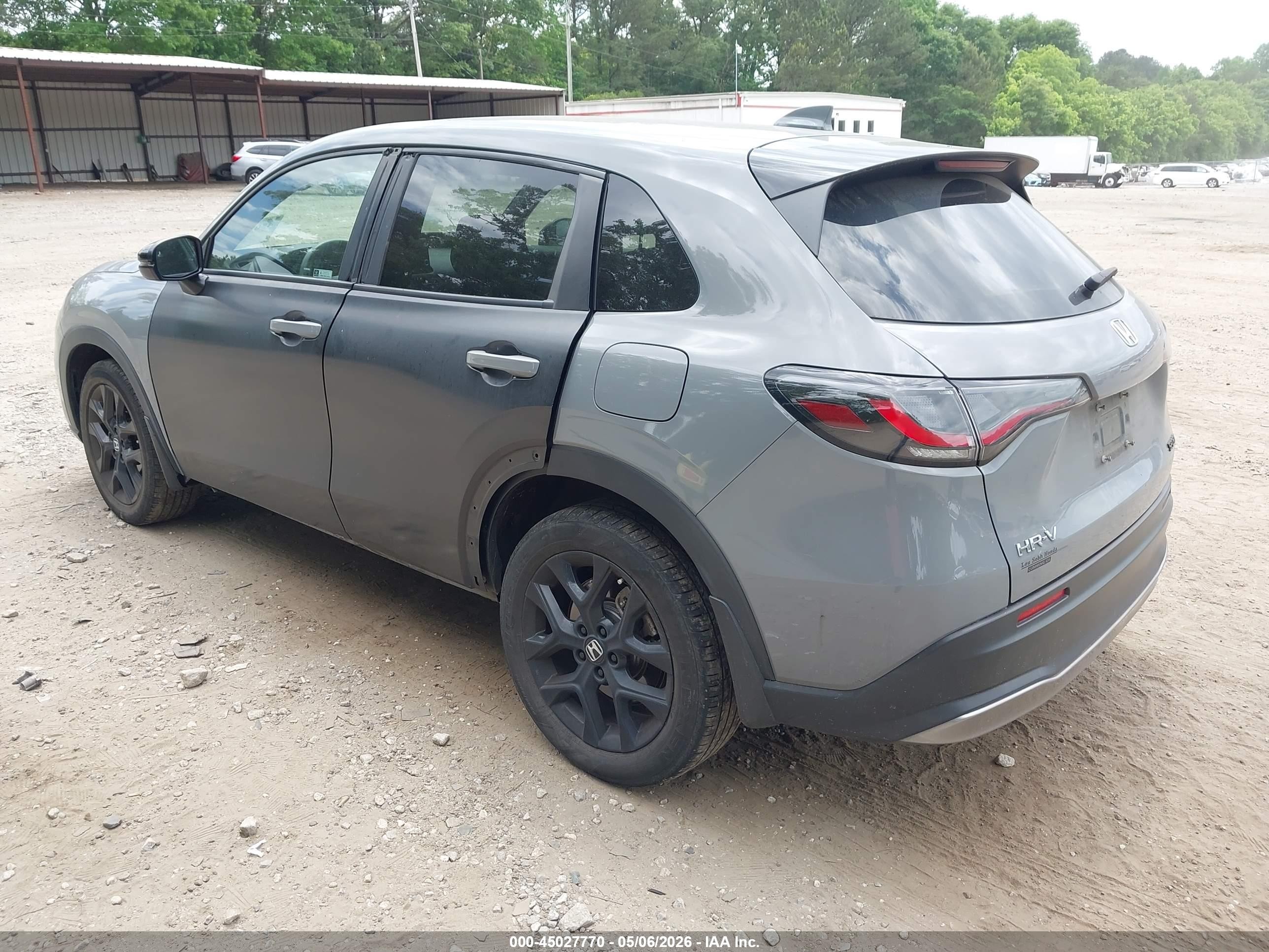 2024 Honda Hr-v 2wd Sport/2wd Sport W/o Bsi Серый vin: 3CZRZ1H58RM700436