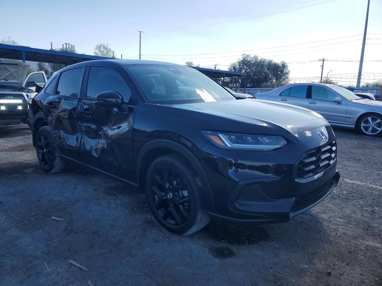 2025 Honda Hr-v Sport Черный vin: 3CZRZ1H5XSM741303