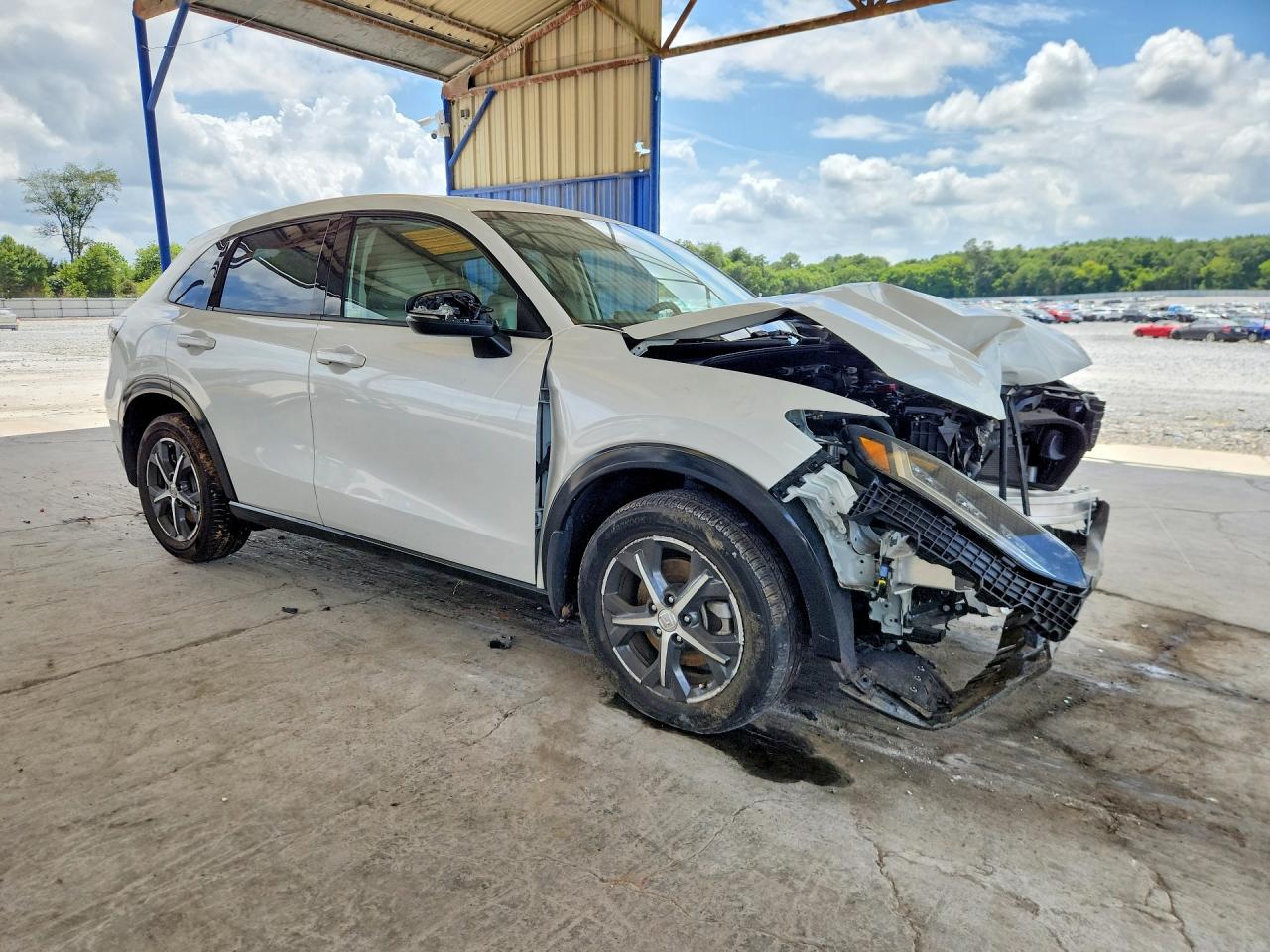 2023 Honda Hr-v Exl White vin: 3CZRZ1H70PM727645