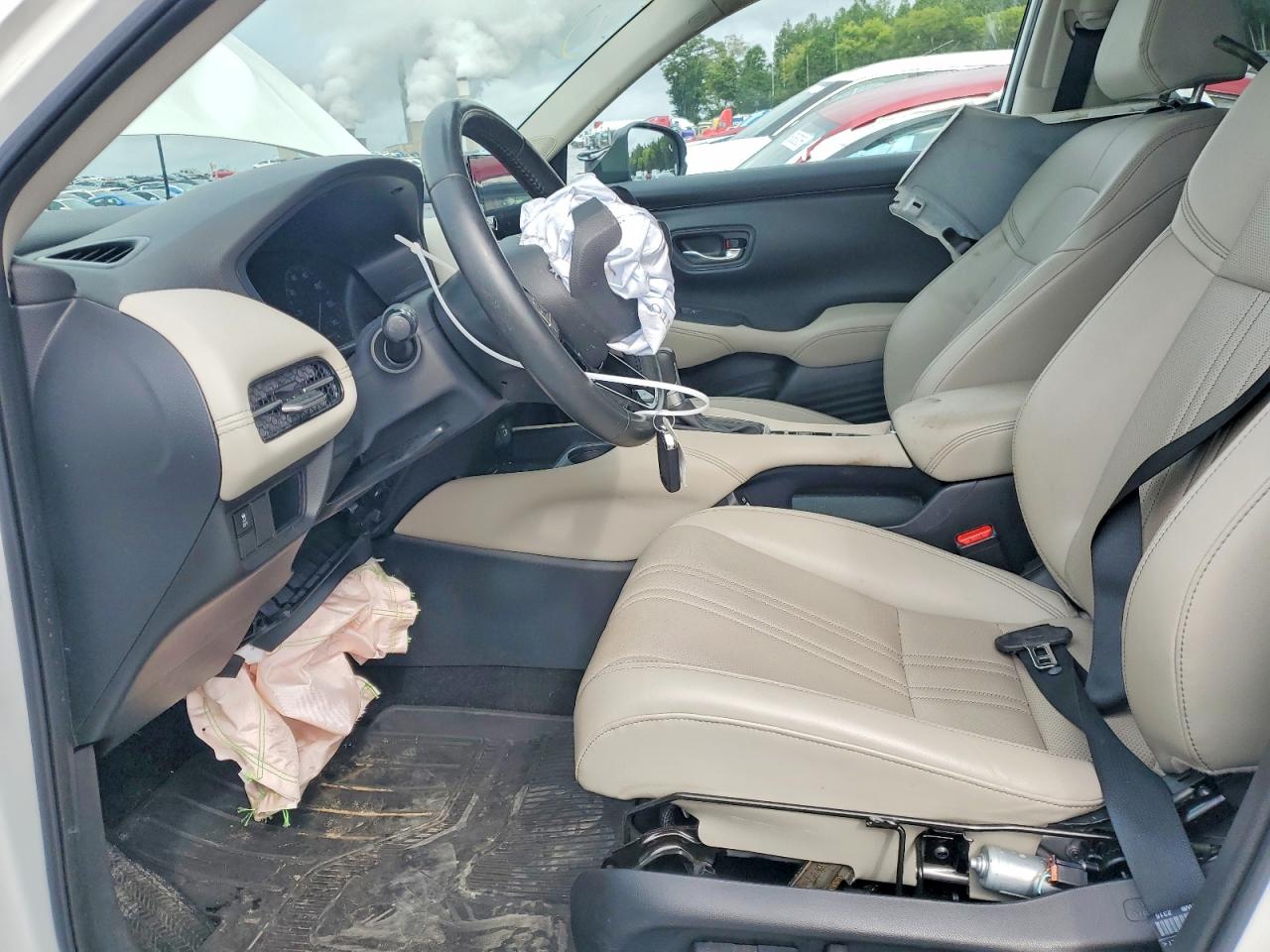 2023 Honda Hr-v Exl White vin: 3CZRZ1H70PM727645