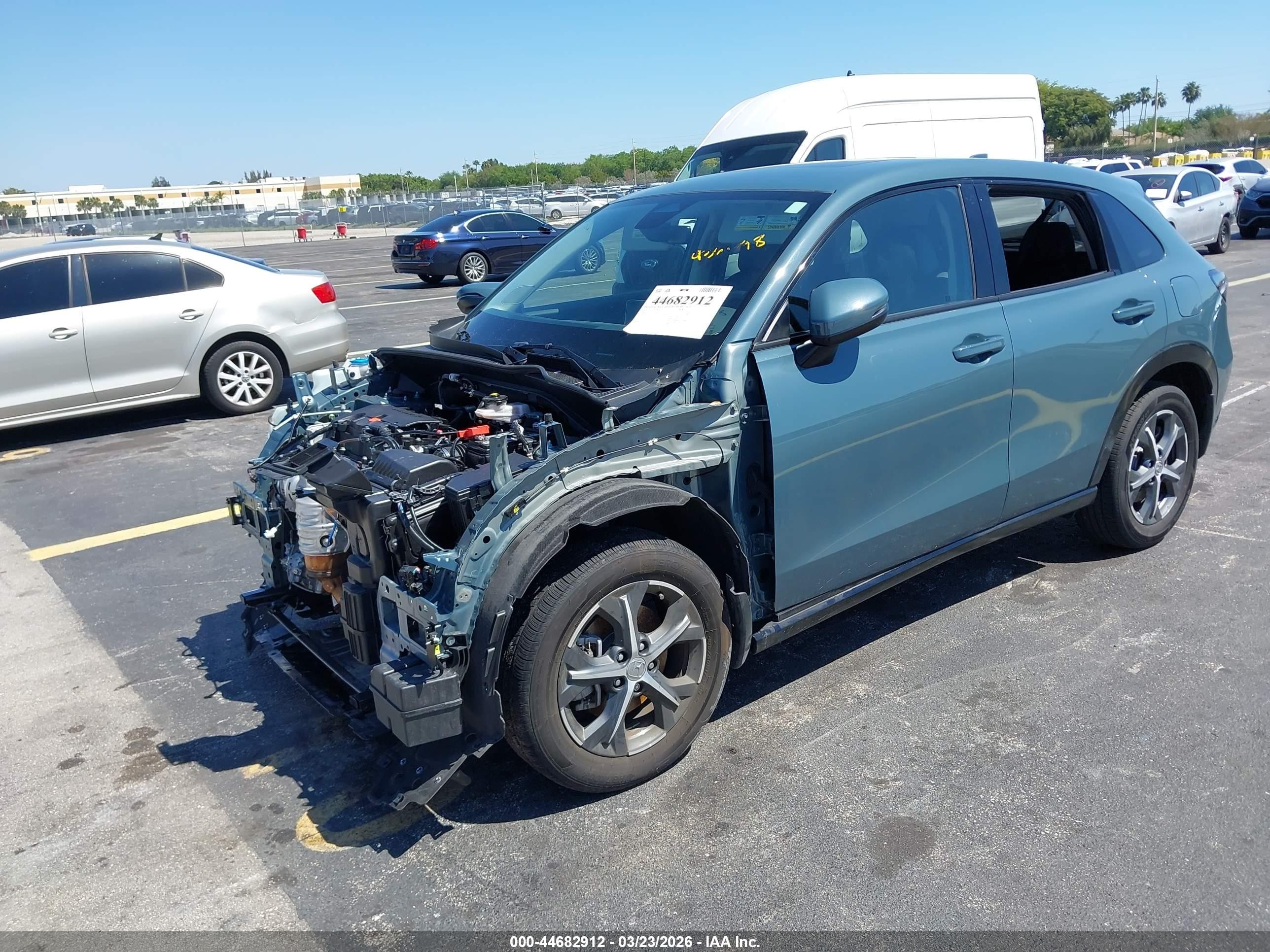 2025 Honda Hr-v 2wd Ex-l Green vin: 3CZRZ1H73SM743315