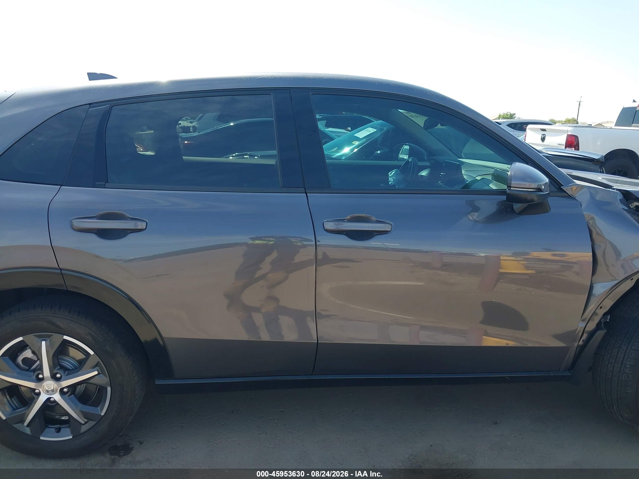 2023 Honda Hr-v 2wd Ex-l Gray vin: 3CZRZ1H74PM745307