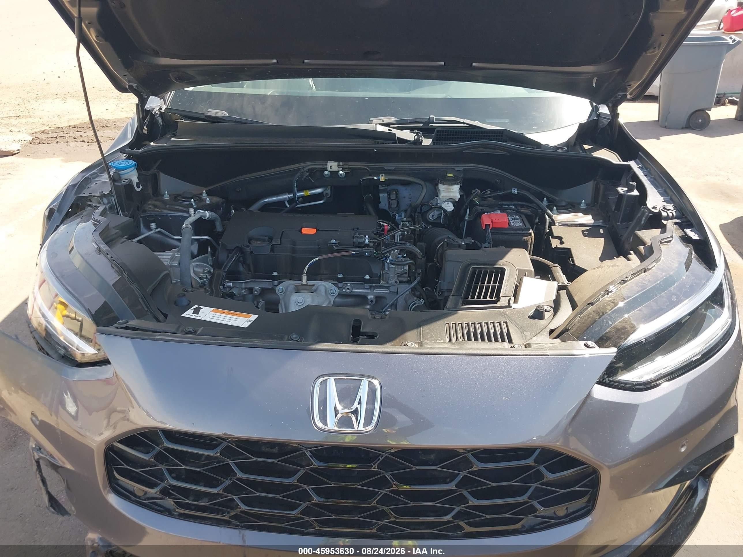 2023 Honda Hr-v 2wd Ex-l Gray vin: 3CZRZ1H74PM745307