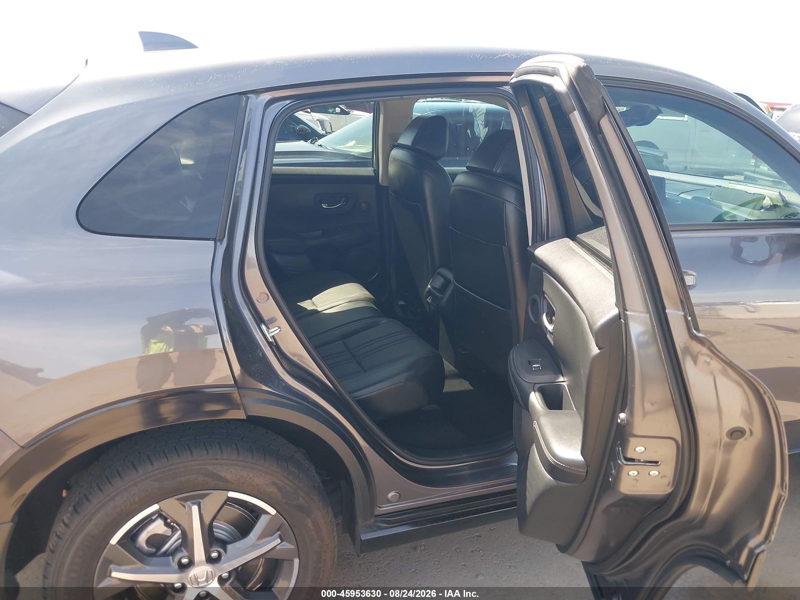 2023 Honda Hr-v 2wd Ex-l Gray vin: 3CZRZ1H74PM745307