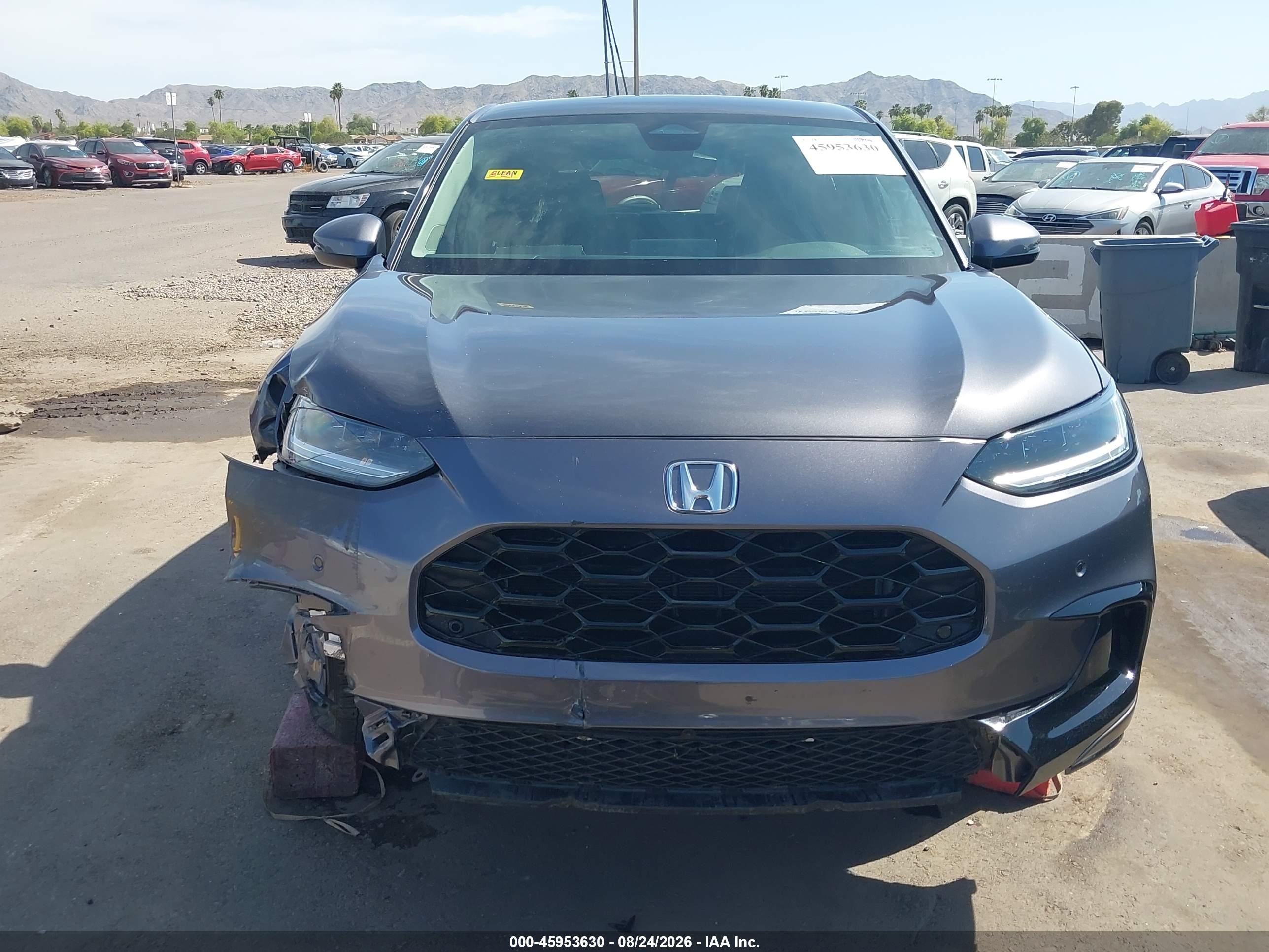 2023 Honda Hr-v 2wd Ex-l Gray vin: 3CZRZ1H74PM745307