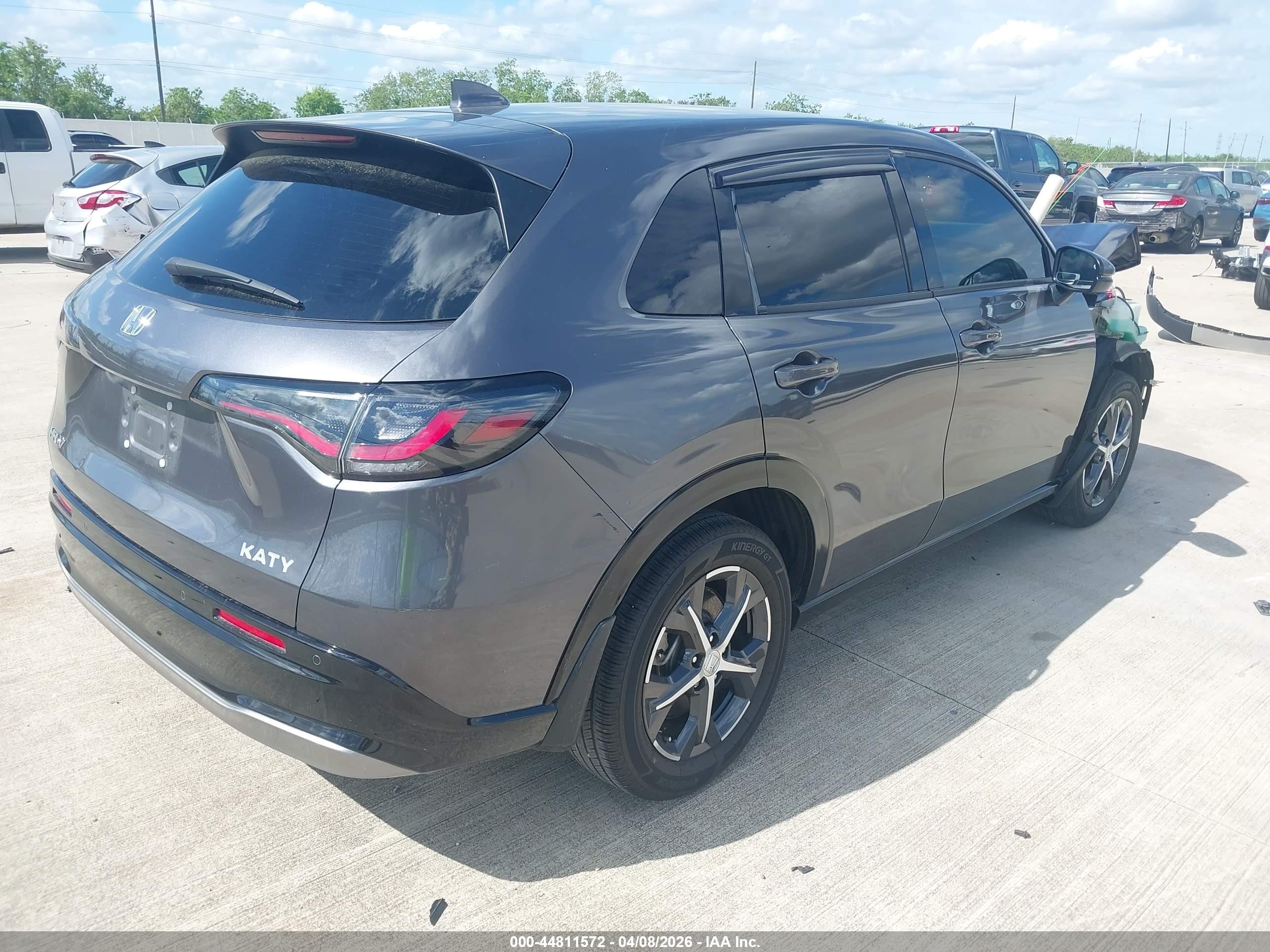 2025 Honda Hr-v 2wd Ex-l Gray vin: 3CZRZ1H74SM703101