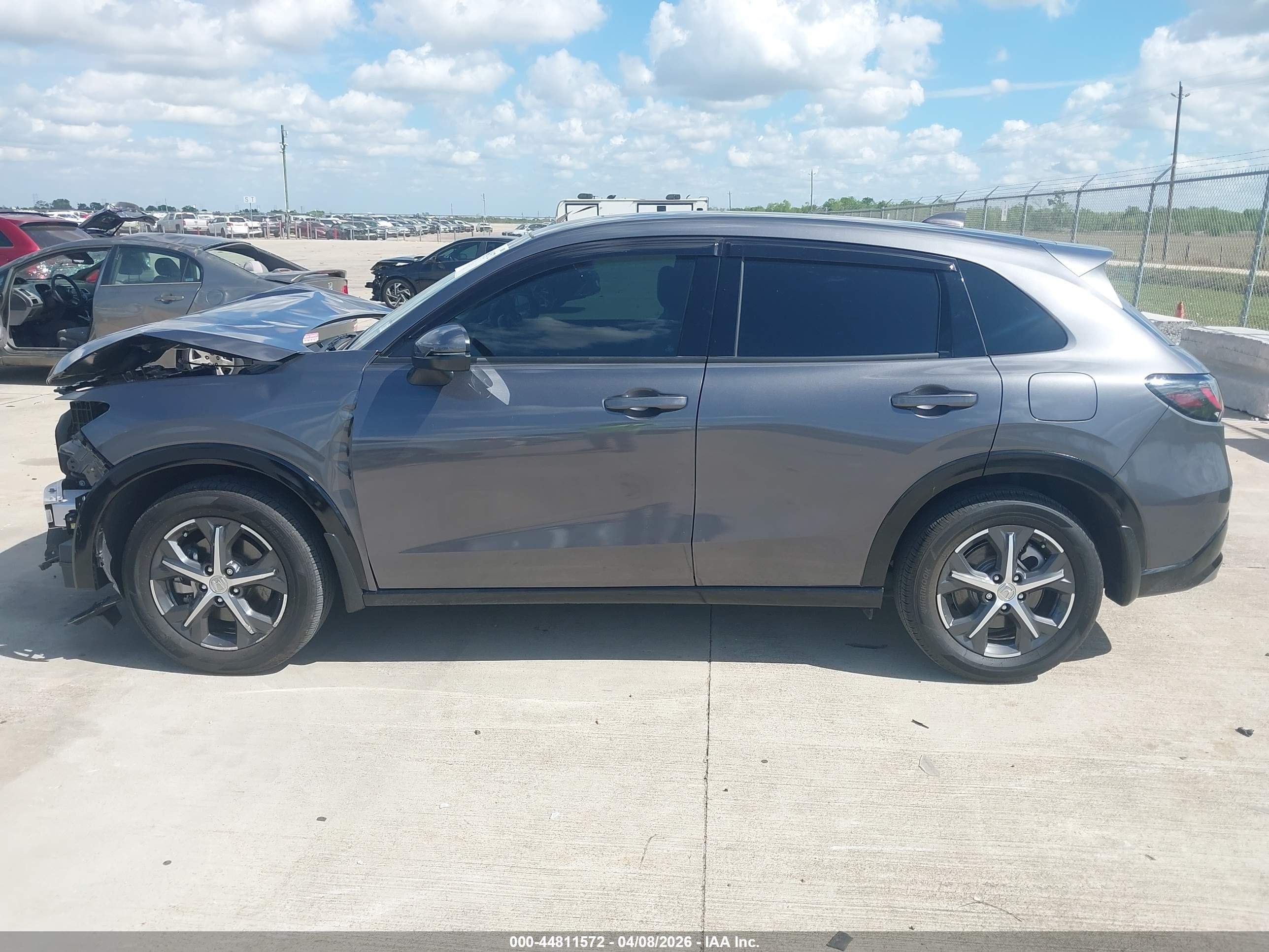 2025 Honda Hr-v 2wd Ex-l Gray vin: 3CZRZ1H74SM703101