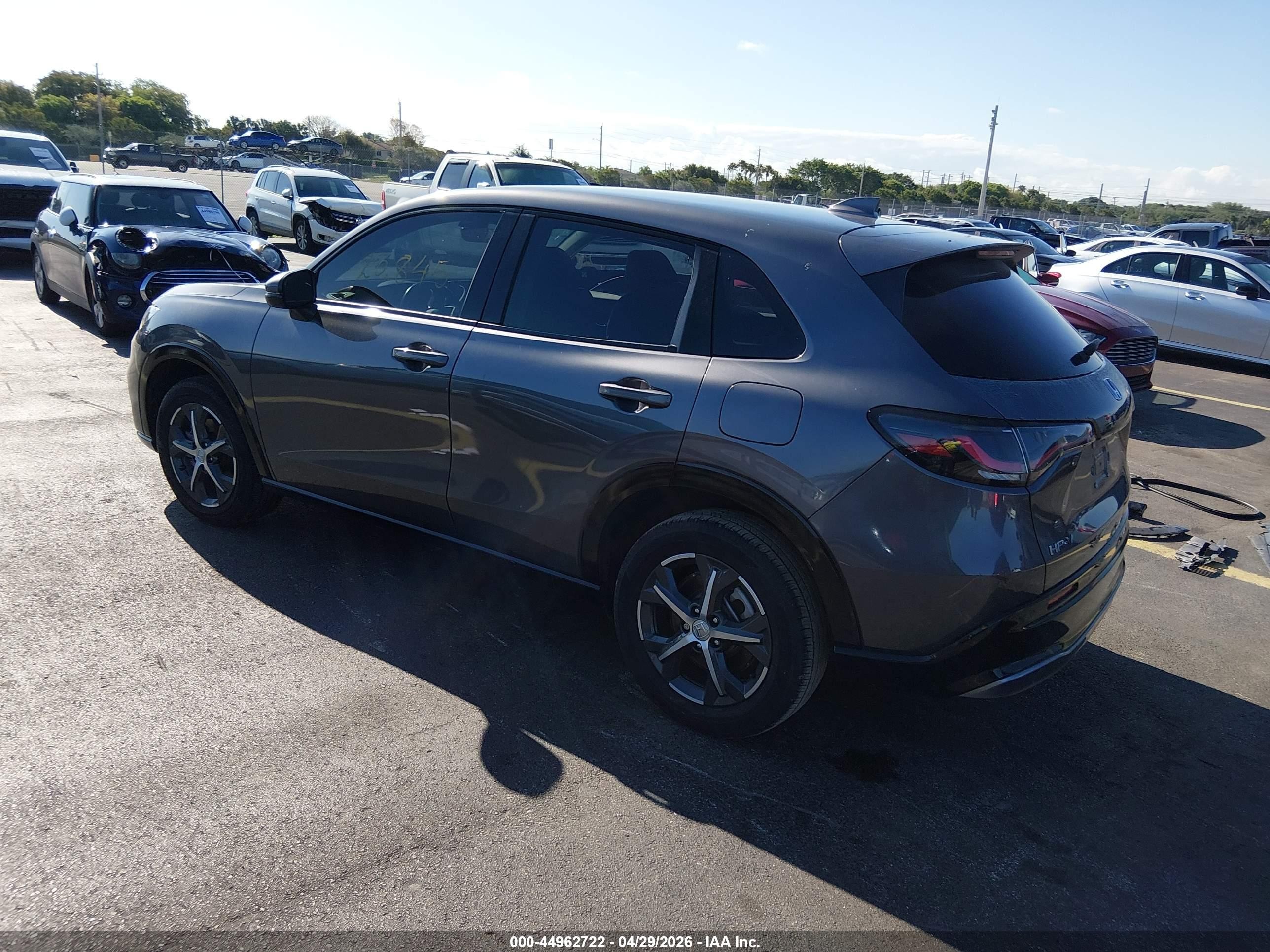 2023 Honda Hr-v 2wd Ex-l Серый vin: 3CZRZ1H76PM715922