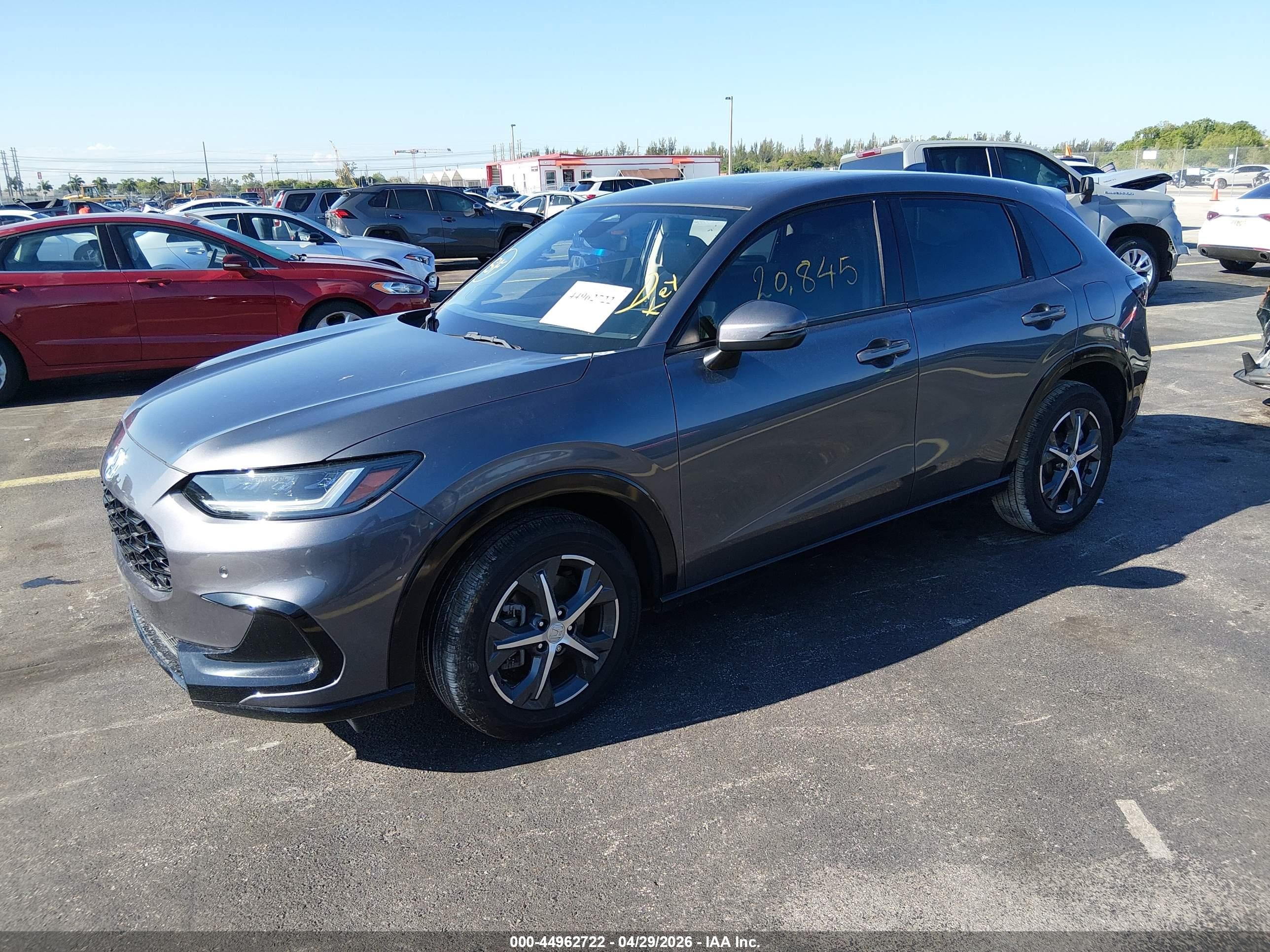 2023 Honda Hr-v 2wd Ex-l Серый vin: 3CZRZ1H76PM715922