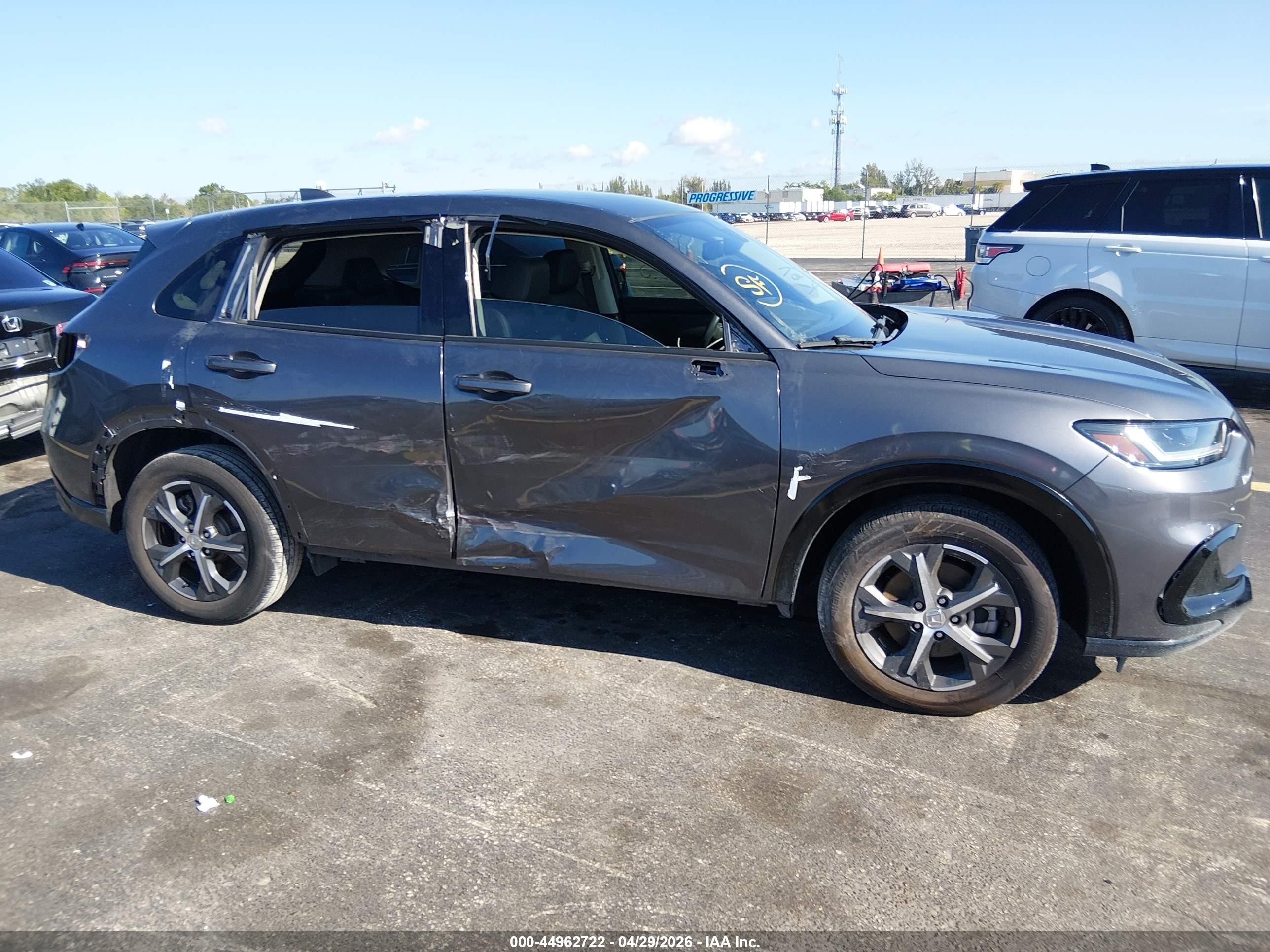 2023 Honda Hr-v 2wd Ex-l Серый vin: 3CZRZ1H76PM715922