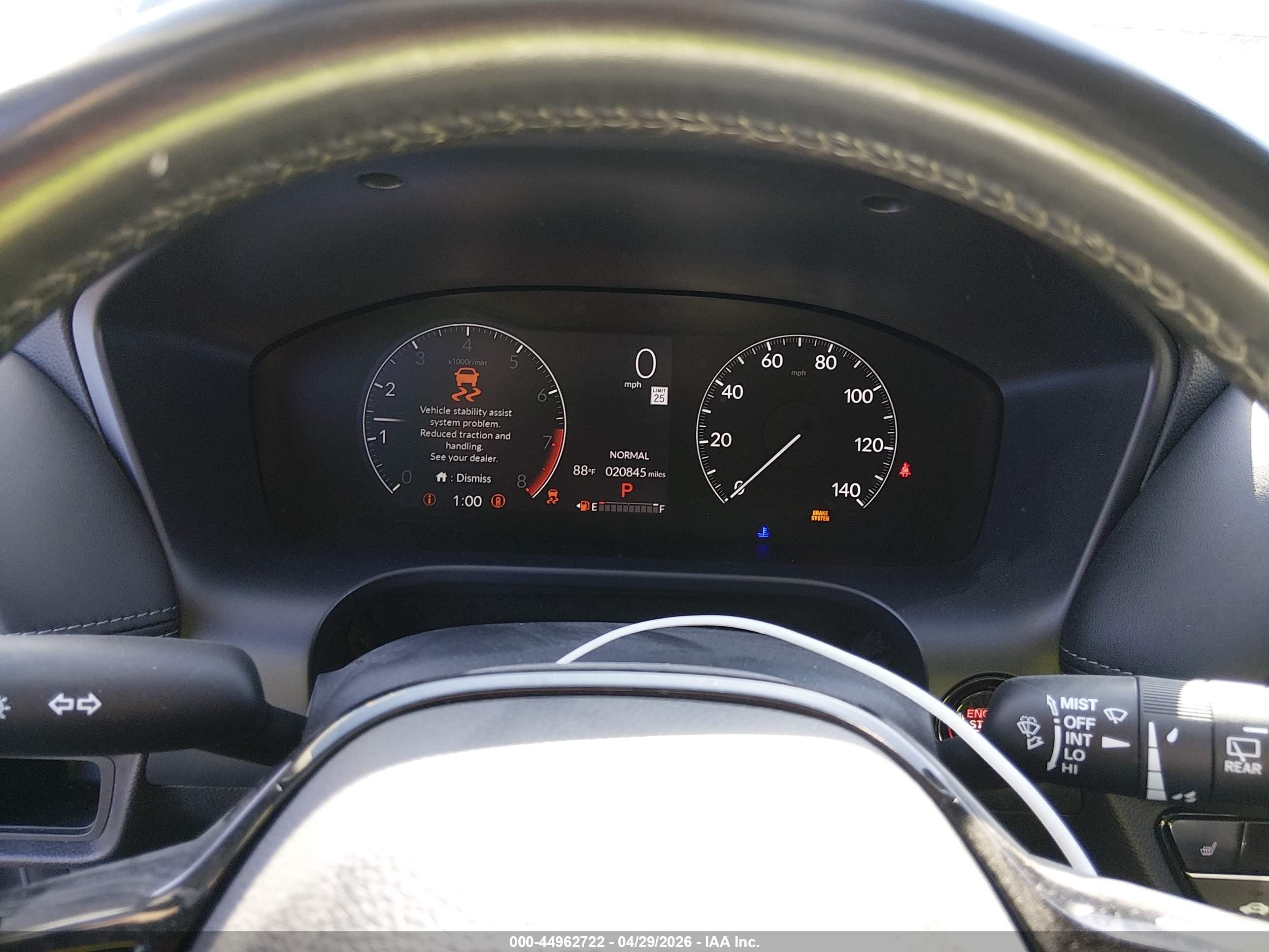 2023 Honda Hr-v 2wd Ex-l Серый vin: 3CZRZ1H76PM715922