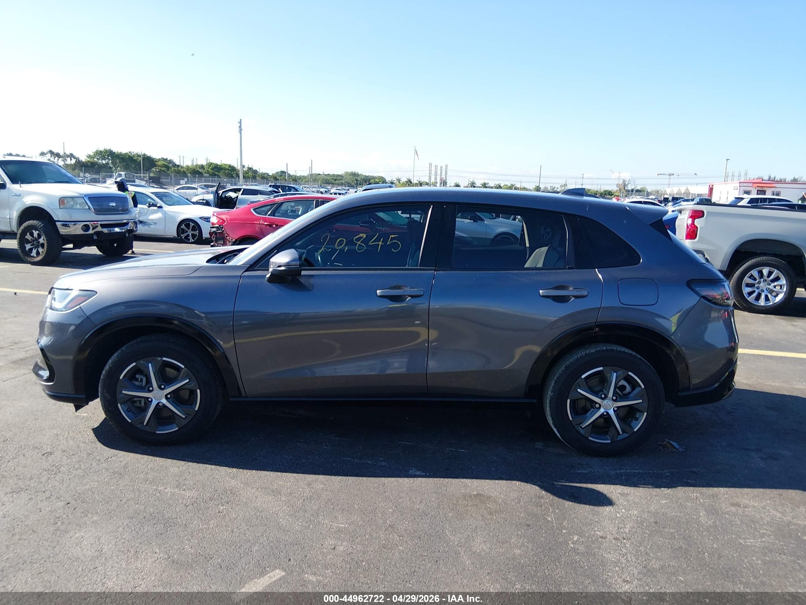 2023 Honda Hr-v 2wd Ex-l Серый vin: 3CZRZ1H76PM715922
