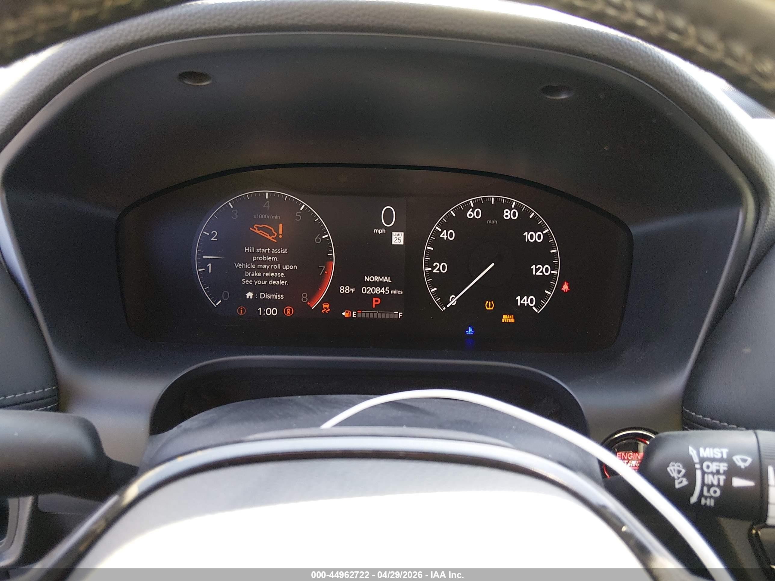 2023 Honda Hr-v 2wd Ex-l Серый vin: 3CZRZ1H76PM715922