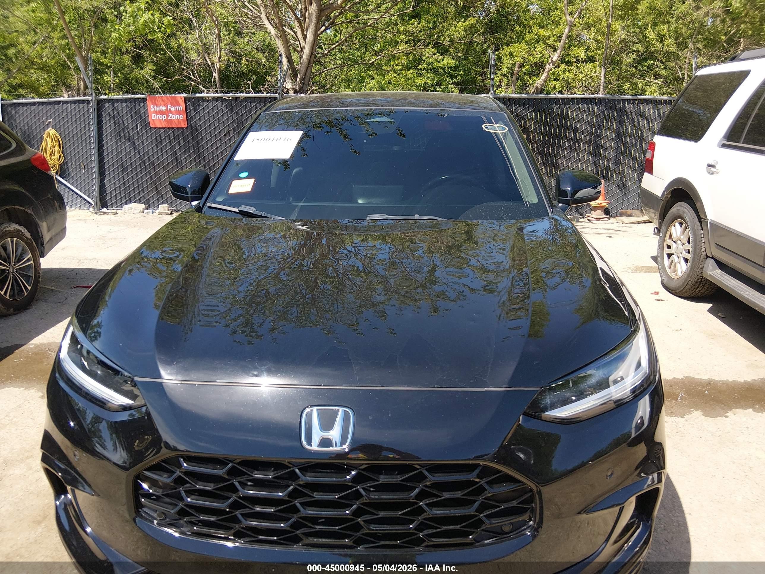 2023 Honda Hr-v 2wd Ex-l Черный vin: 3CZRZ1H7XPM717608
