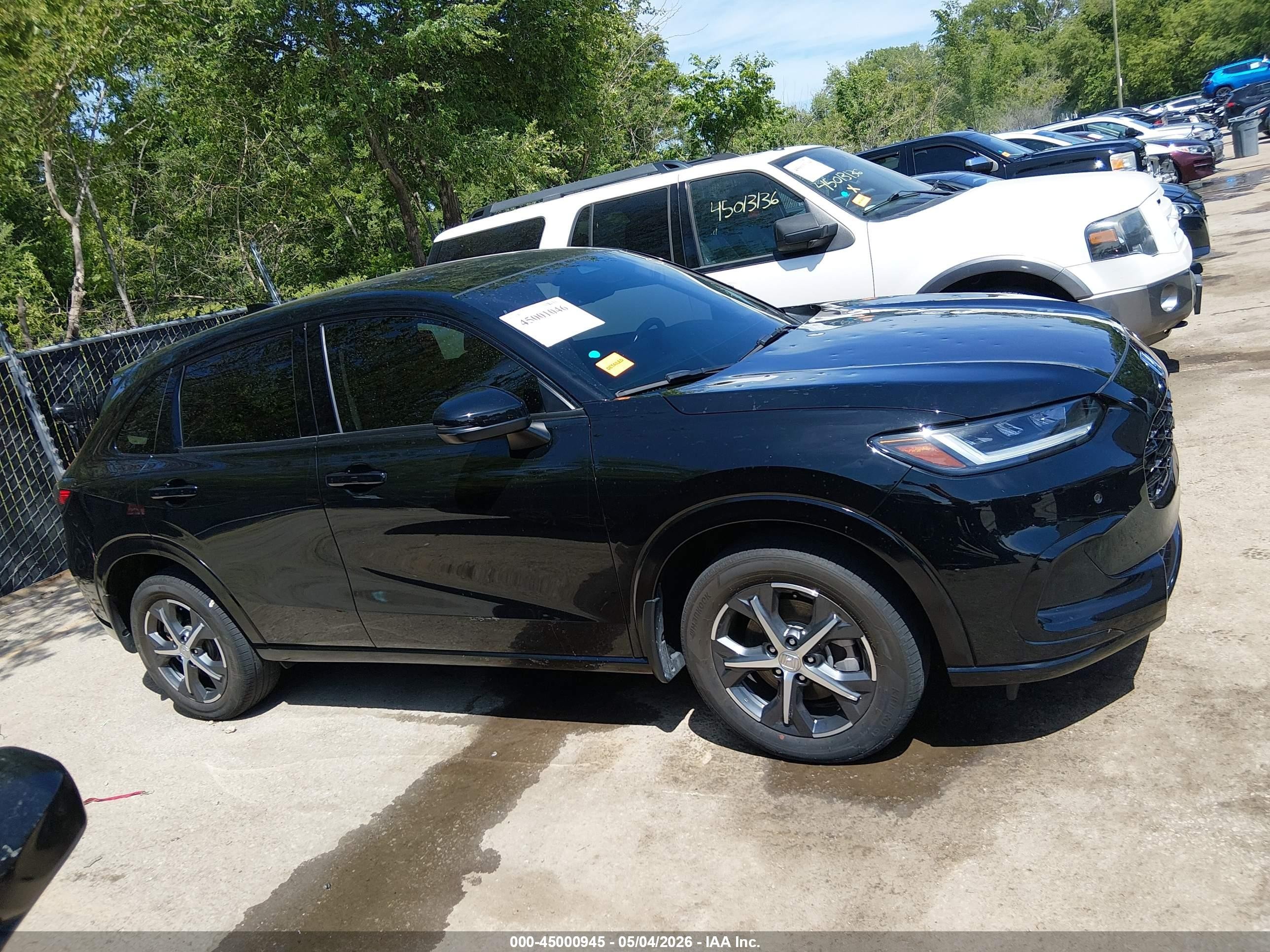 2023 Honda Hr-v 2wd Ex-l Черный vin: 3CZRZ1H7XPM717608