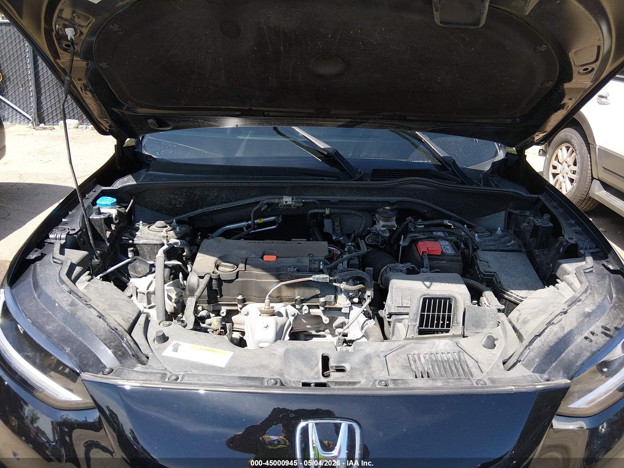 2023 Honda Hr-v 2wd Ex-l Черный vin: 3CZRZ1H7XPM717608