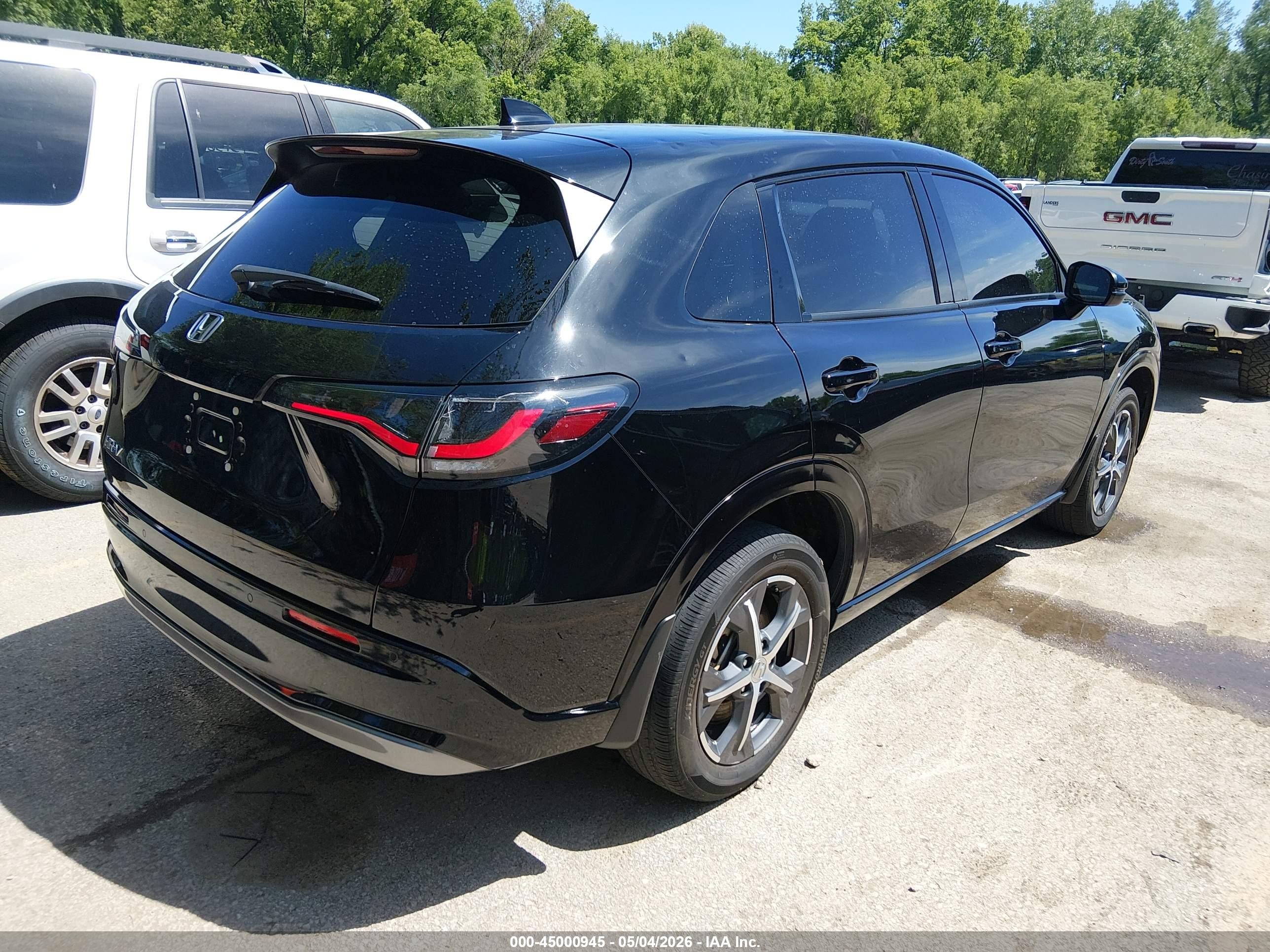 2023 Honda Hr-v 2wd Ex-l Черный vin: 3CZRZ1H7XPM717608