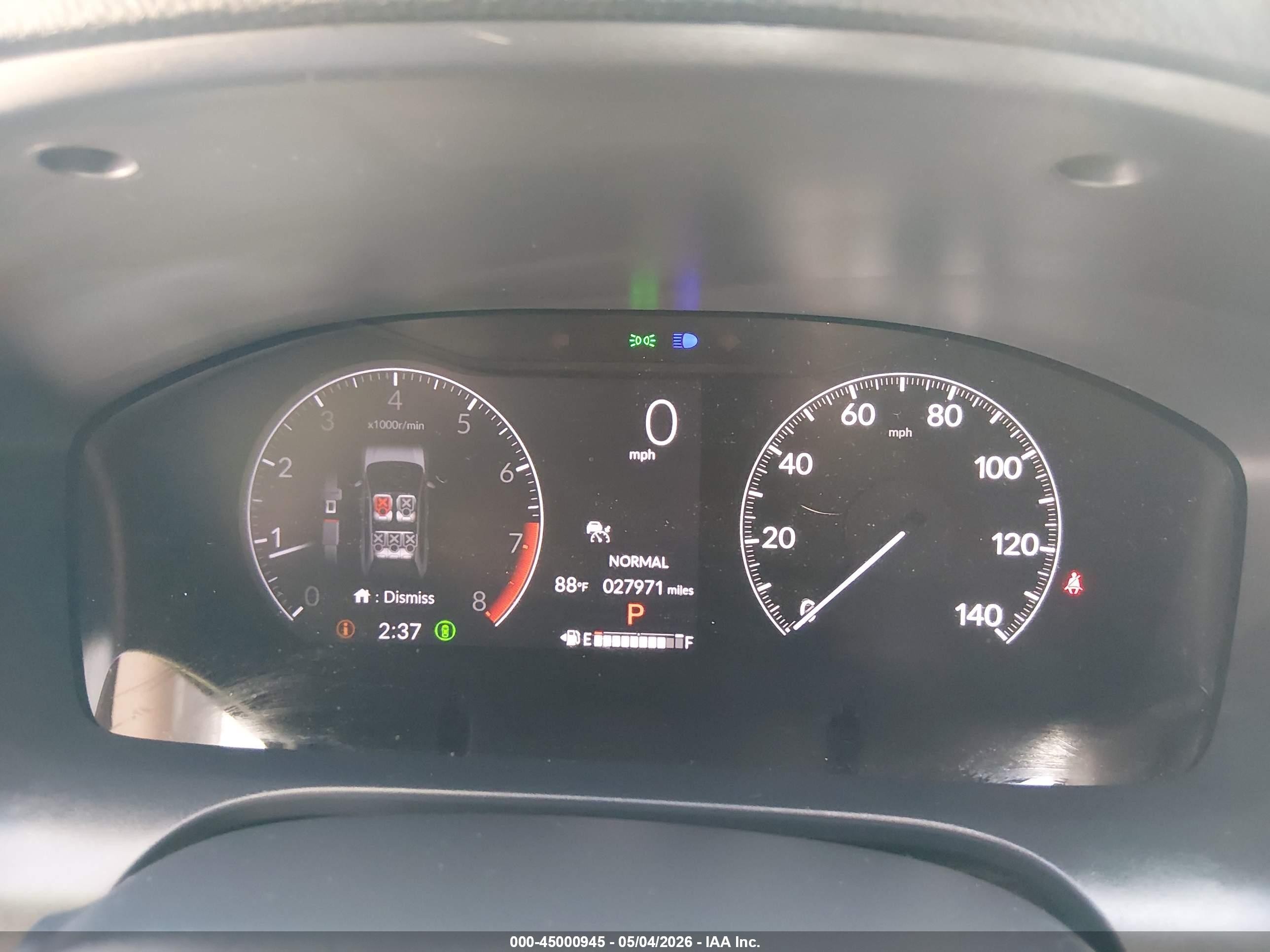 2023 Honda Hr-v 2wd Ex-l Черный vin: 3CZRZ1H7XPM717608