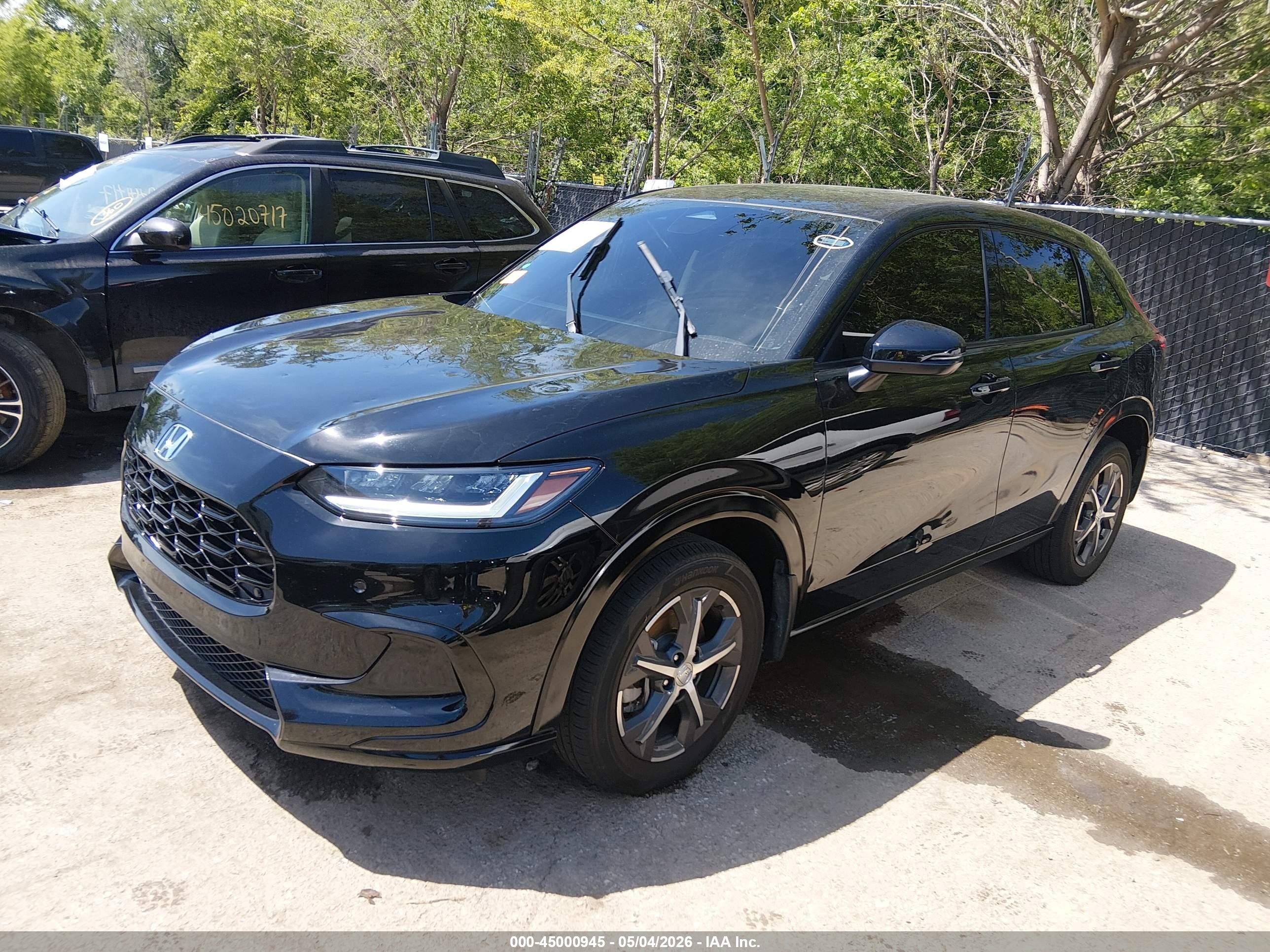 2023 Honda Hr-v 2wd Ex-l Черный vin: 3CZRZ1H7XPM717608